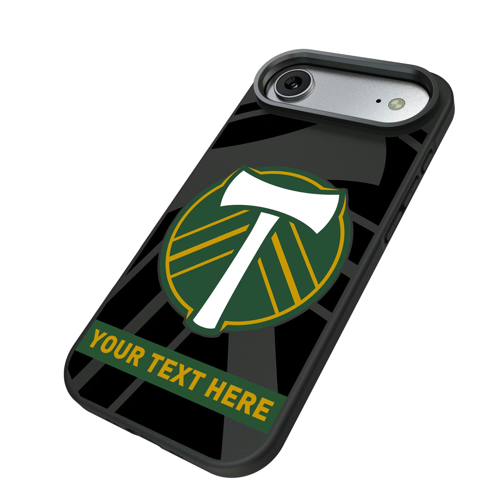 Portland Timbers Personalized Tilt iPhone Bump Phone Case for Apple iPhone - Isometric View#Device_iPhone Air