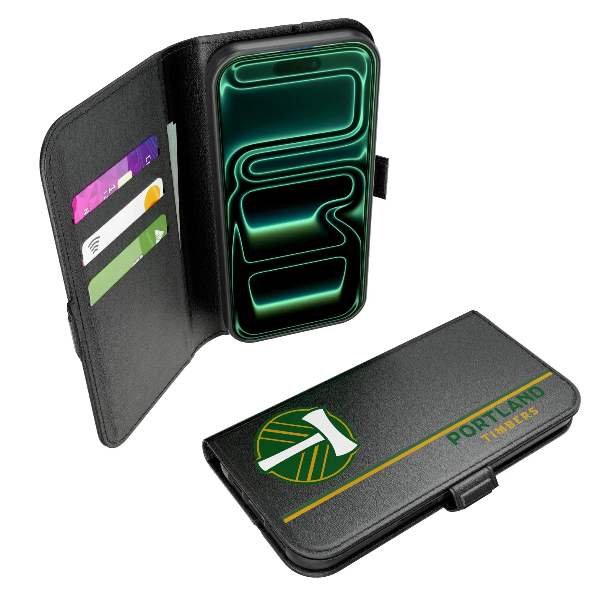 Portland Timbers Sidebar iPhone Folio Phone Case for Apple iPhone#Device_iPhone 17