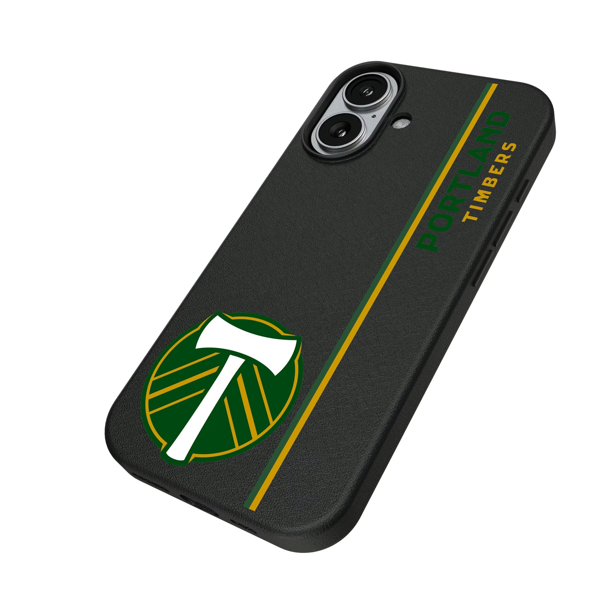 Portland Timbers Sidebar iPhone MagSafe Compatible Phone Case for Apple iPhone - Isometric View#Device_iPhone 17