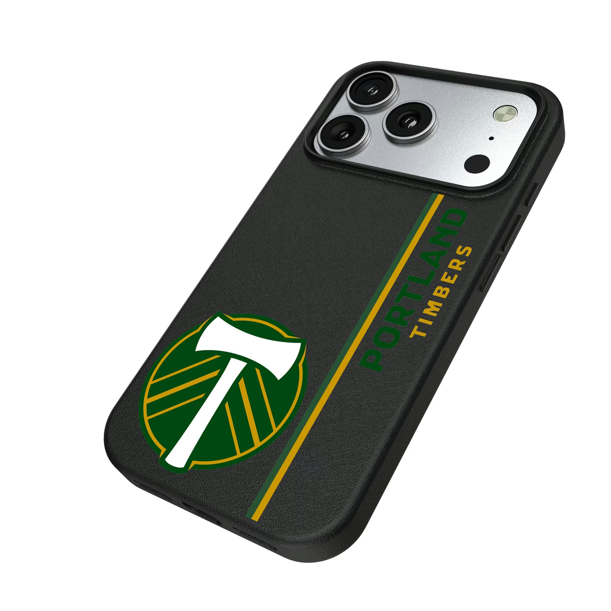 Portland Timbers Sidebar iPhone MagSafe Compatible Phone Case for Apple iPhone - Isometric View#Device_iPhone 17 Pro