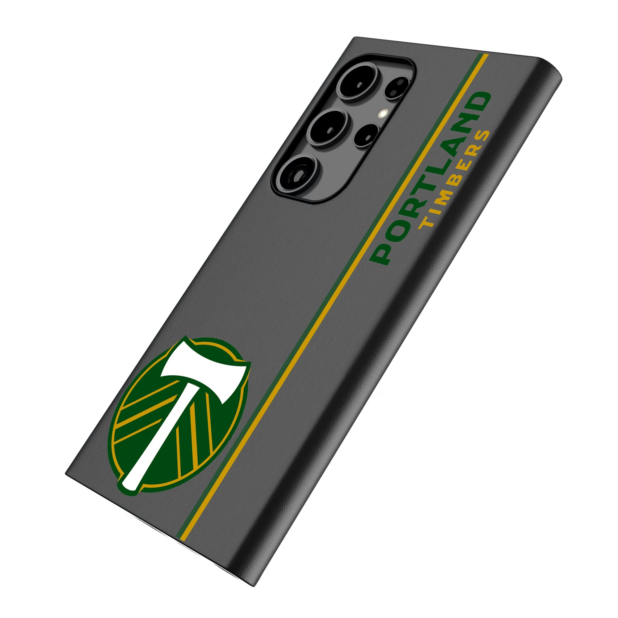 Portland Timbers Sidebar Galaxy MagSafe Compatible Phone Case for Samsung Galaxy - Isometric View