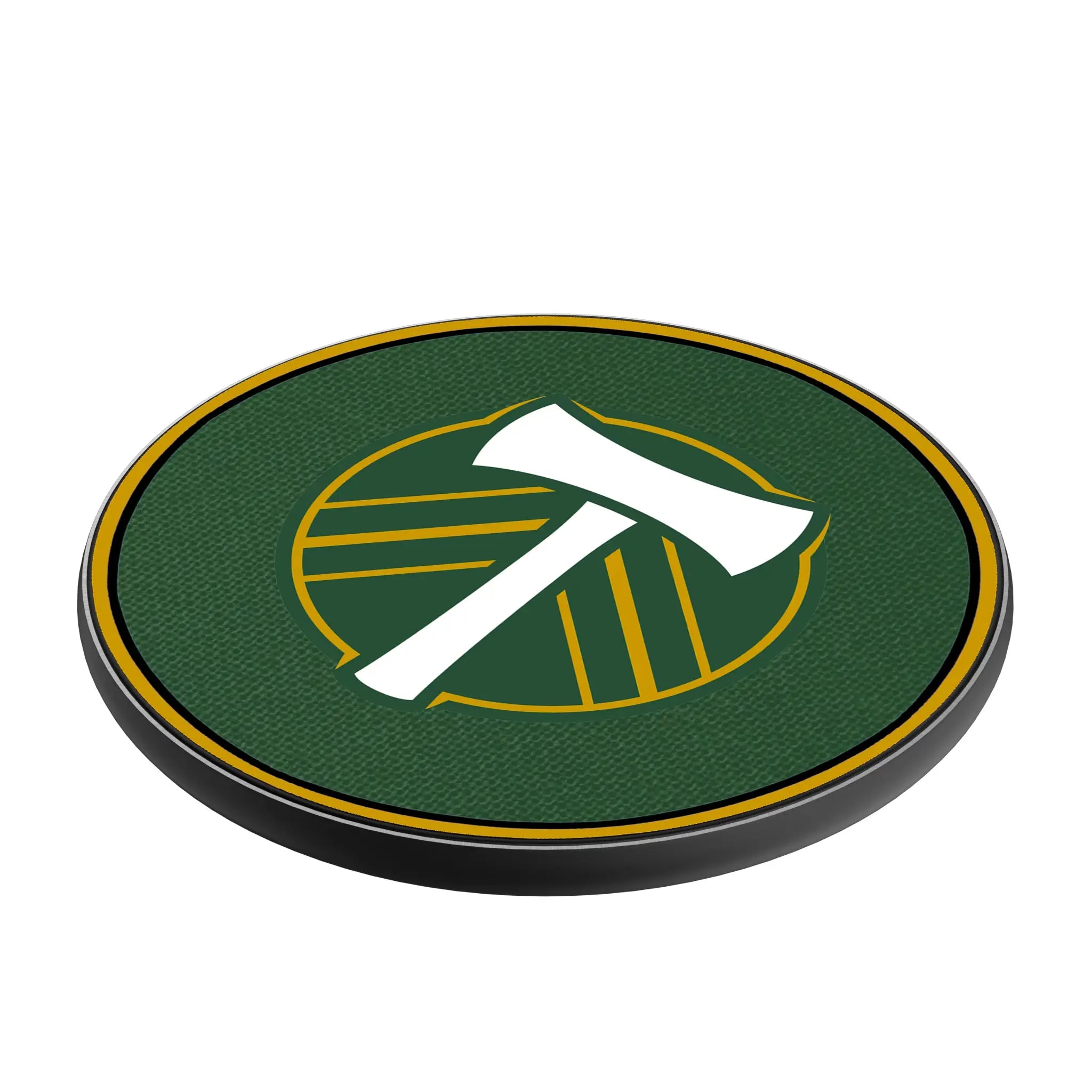 Portland Timbers Solid 15-Watt Wireless Charger - Isometric View