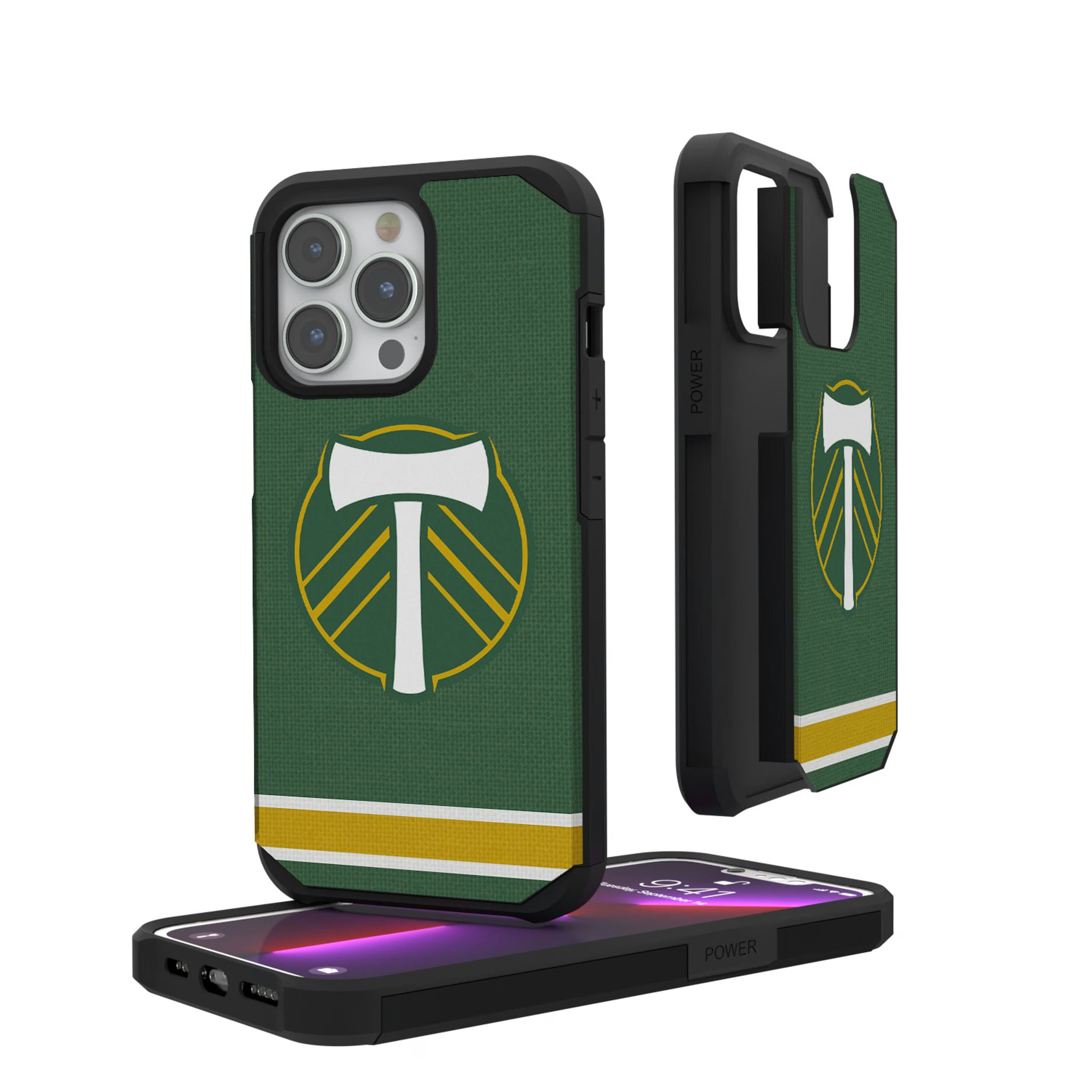 Portland Timbers Stripe iPhone Rugged Phone Case for Apple iPhone