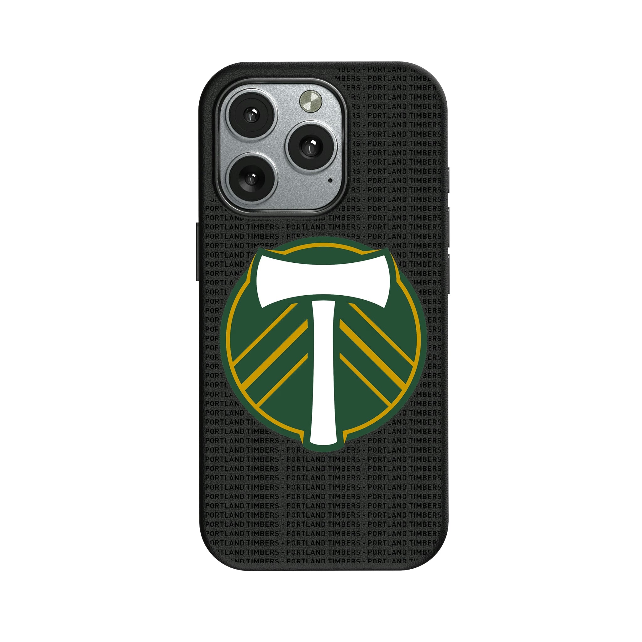 Portland Timbers Text Backdrop iPhone MagSafe Compatible Phone Case for Apple iPhone