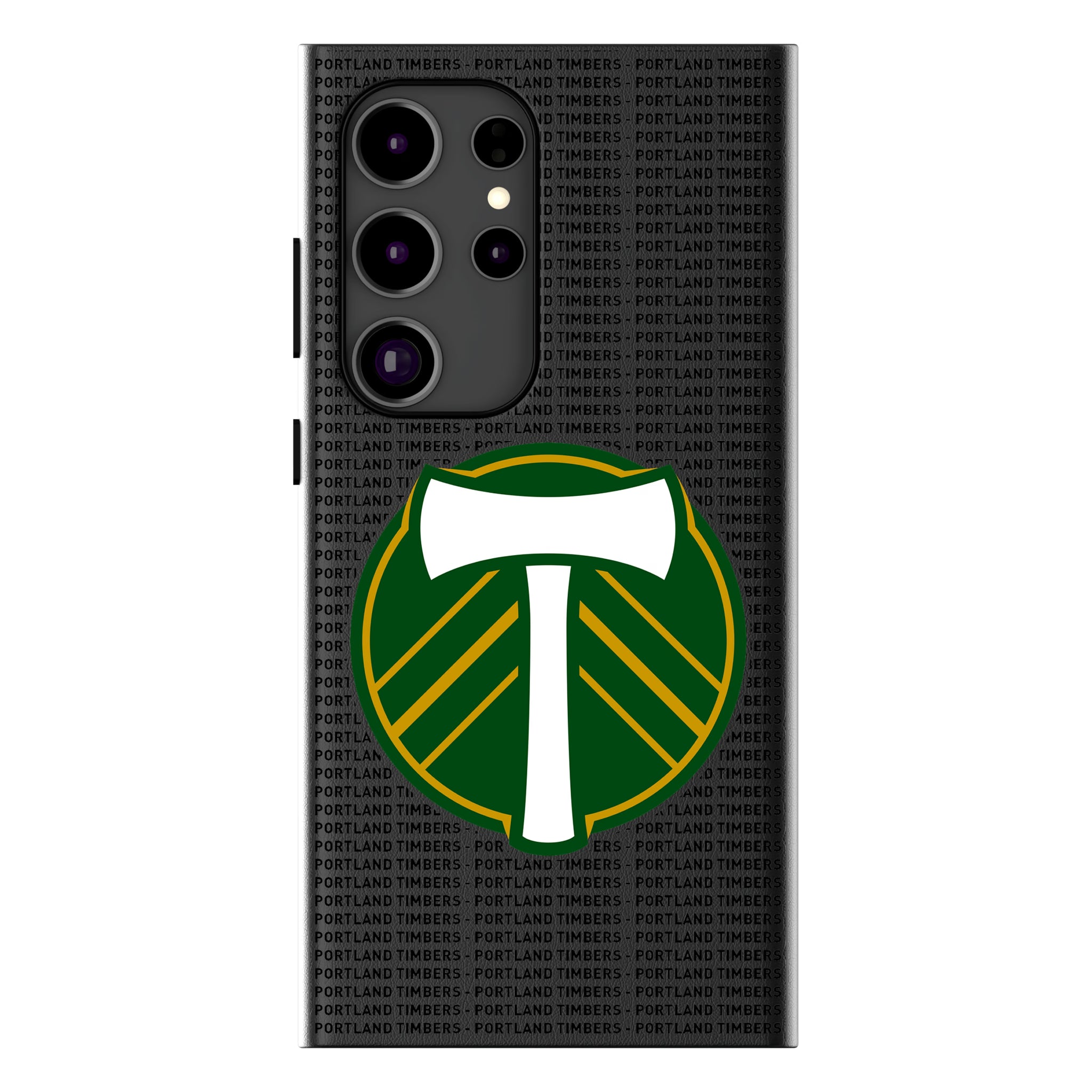 Portland Timbers Text Backdrop Galaxy MagSafe Compatible Phone Case for Samsung Galaxy