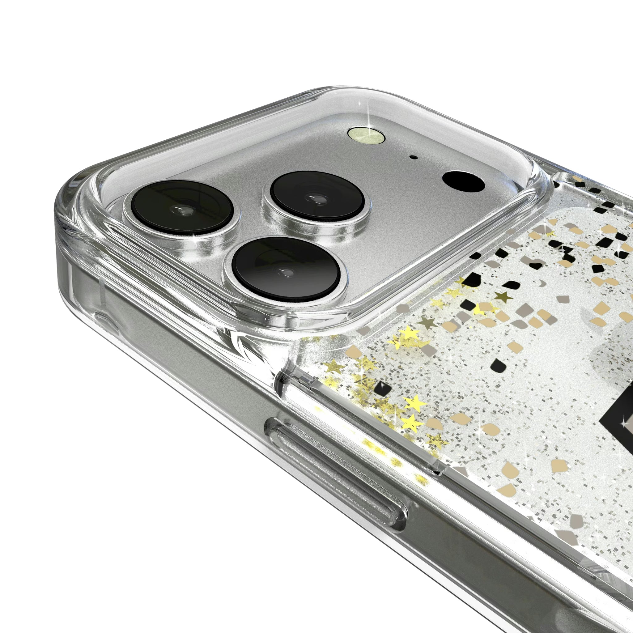 Purdue University Boilermakers Confetti iPhone Glitter Phone Case for Apple iPhone - Detail