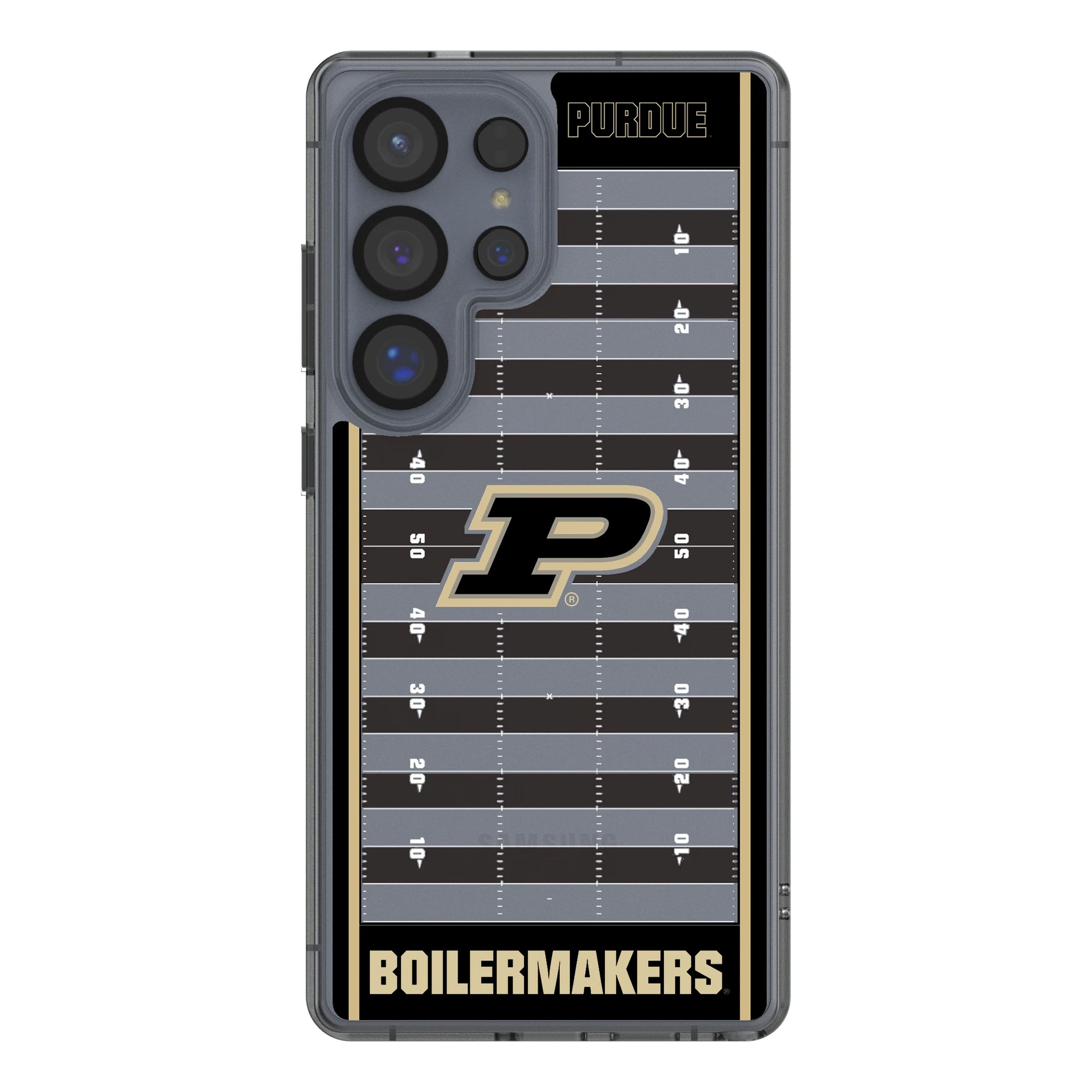 Purdue University Boilermakers Field Galaxy Clear Phone Case for Samsung Galaxy