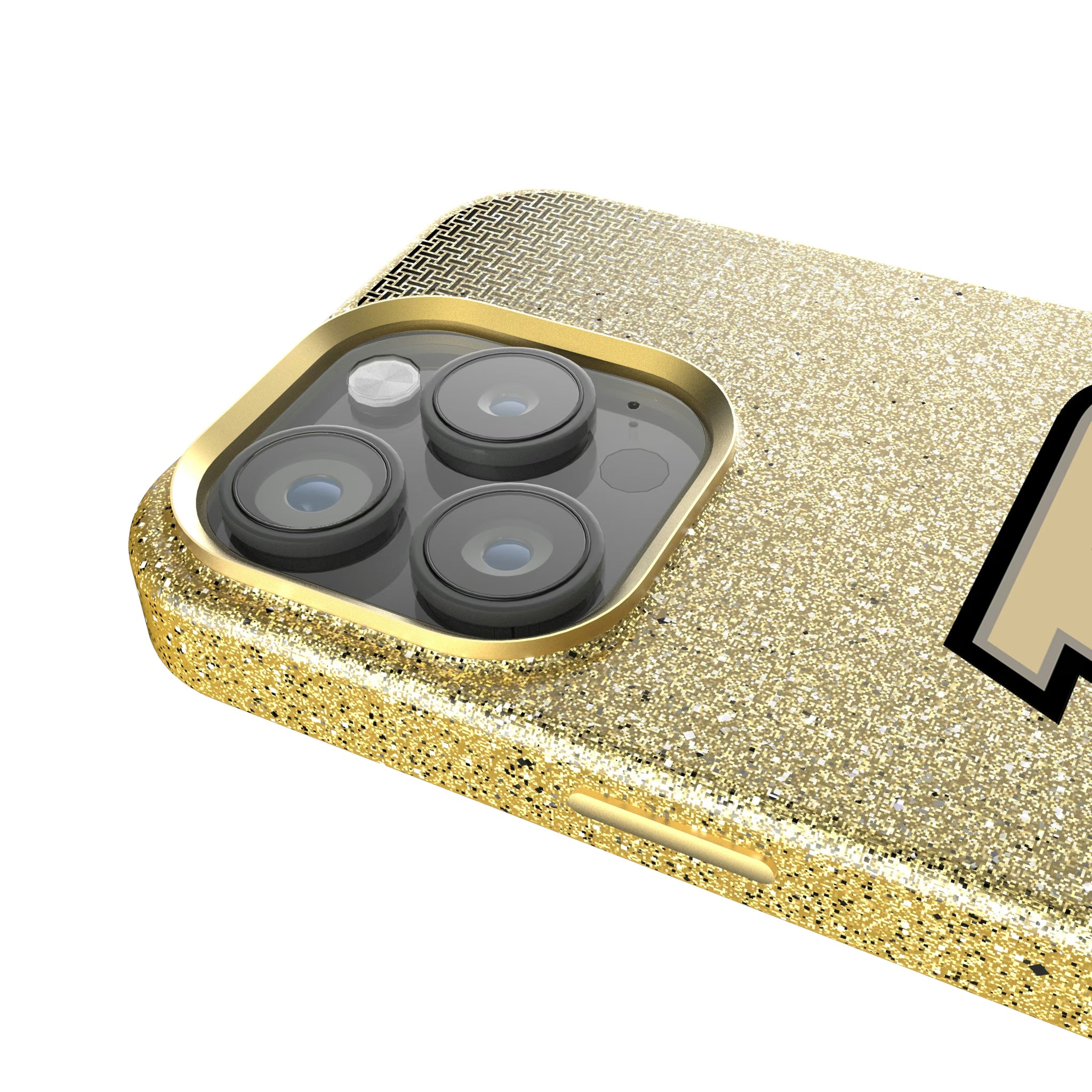 Purdue University Boilermakers Linen iPhone Bling Phone Case for Apple iPhone - Detail