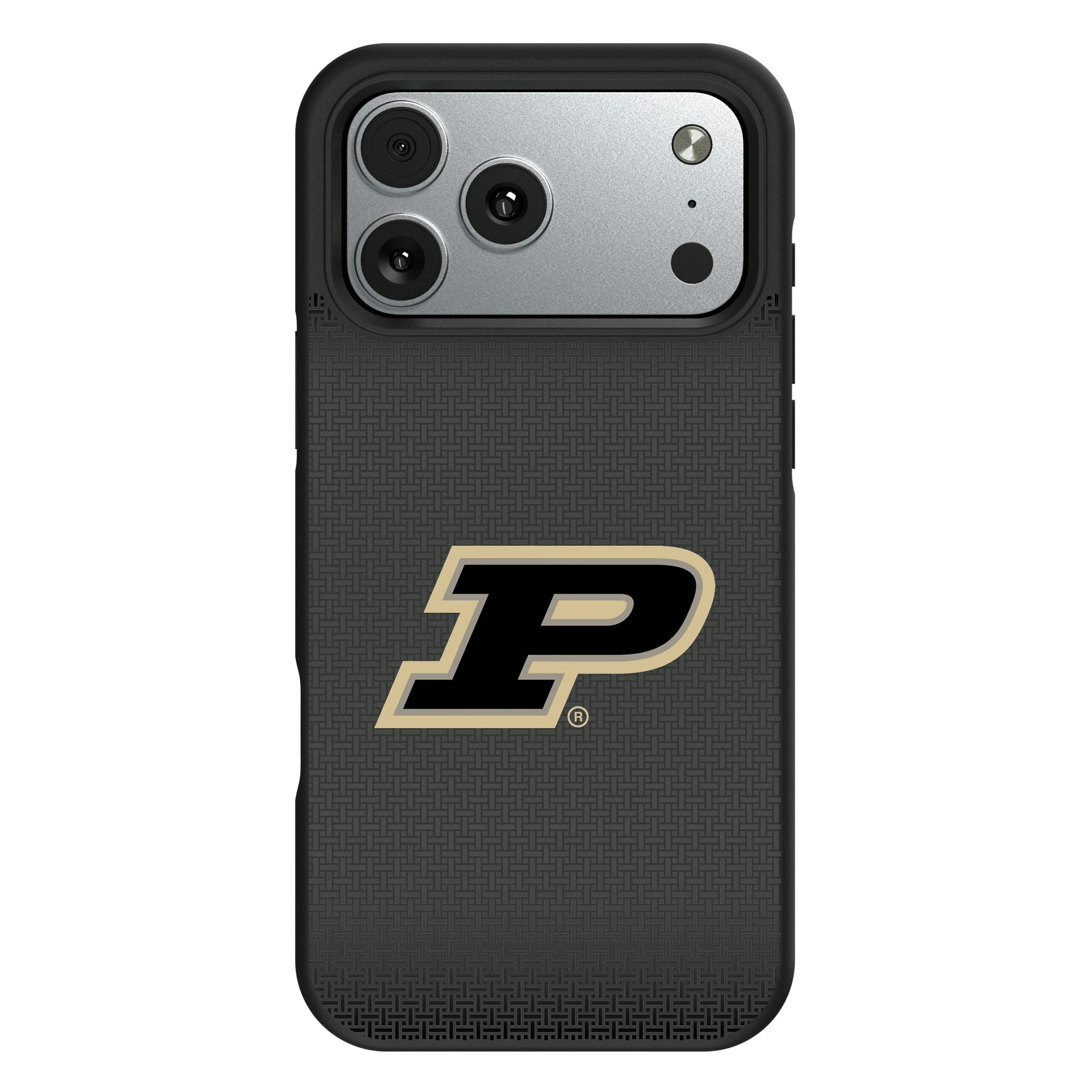 Purdue University Boilermakers Linen iPhone Bump Phone Case for Apple iPhone#Device_iPhone 17 Pro Max