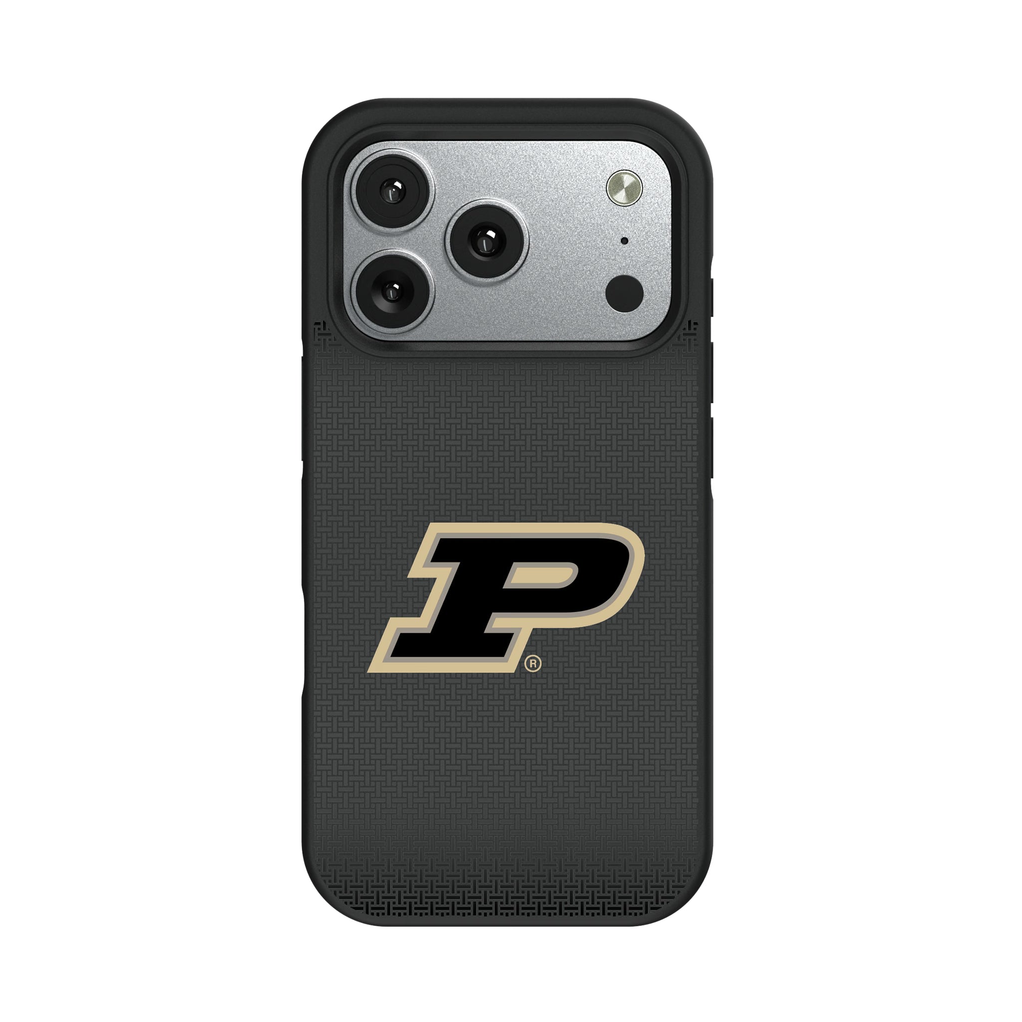 Purdue University Boilermakers Linen iPhone Bump Phone Case for Apple iPhone#Device_iPhone 17 Pro