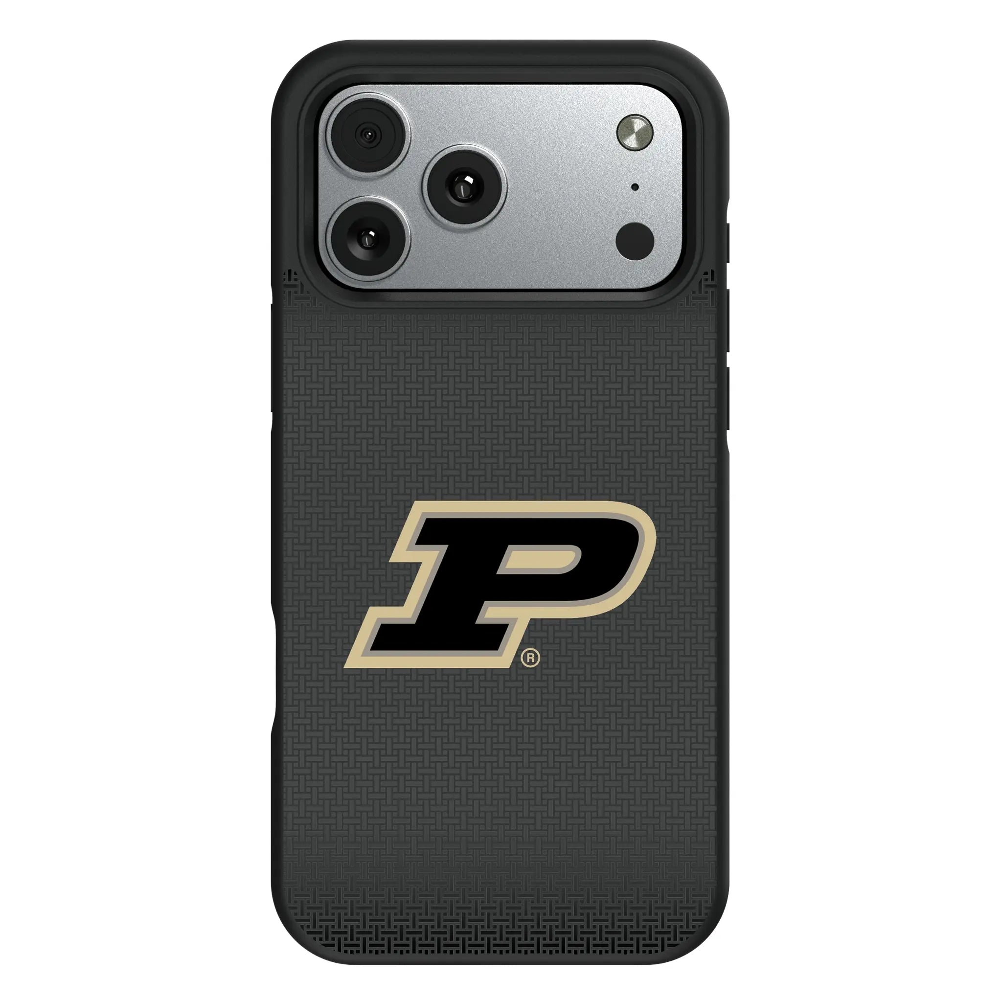 Purdue University Boilermakers Linen iPhone Bump Phone Case for Apple iPhone#Device_iPhone 17 Pro Max