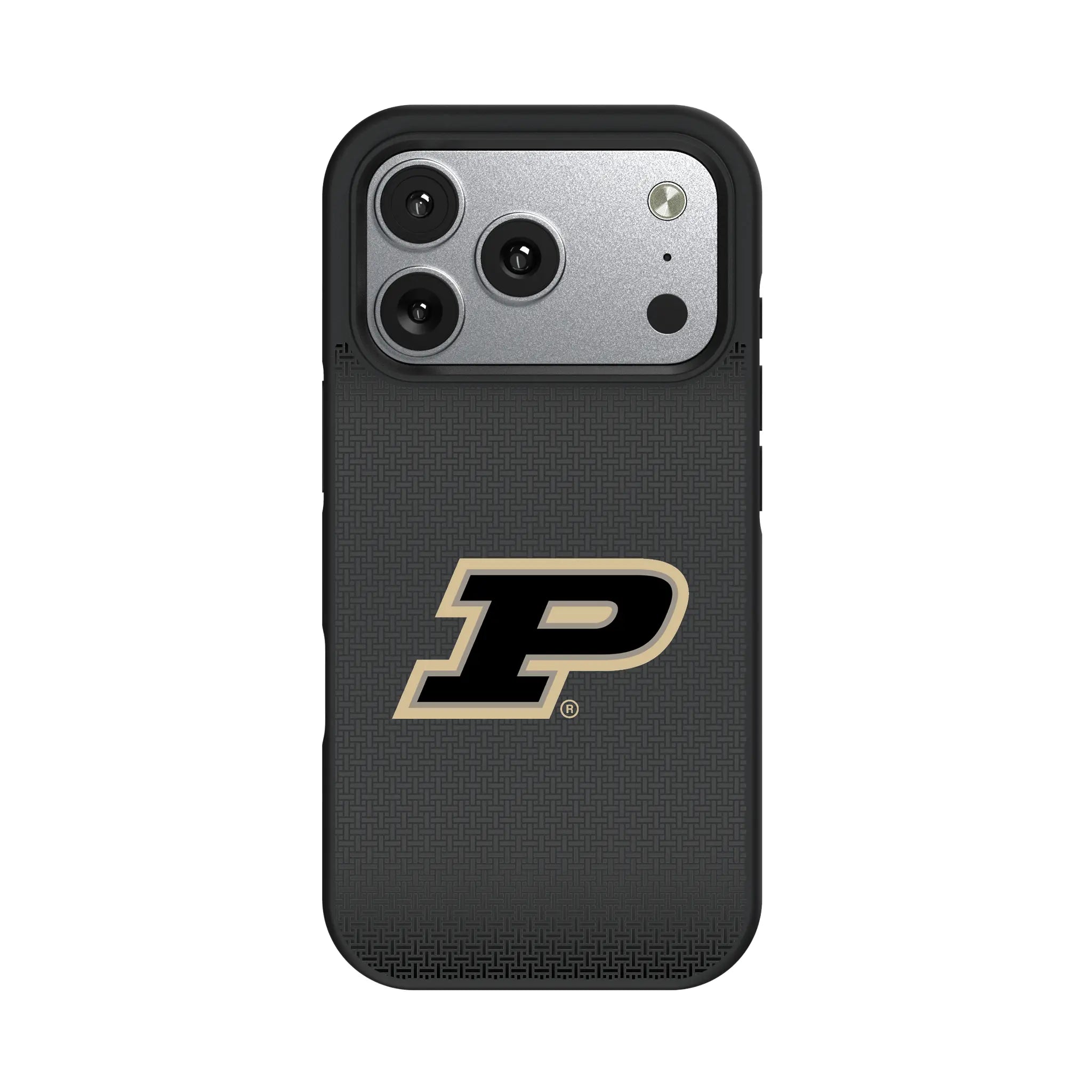 Purdue University Boilermakers Linen iPhone Bump Phone Case for Apple iPhone#Device_iPhone 17 Pro
