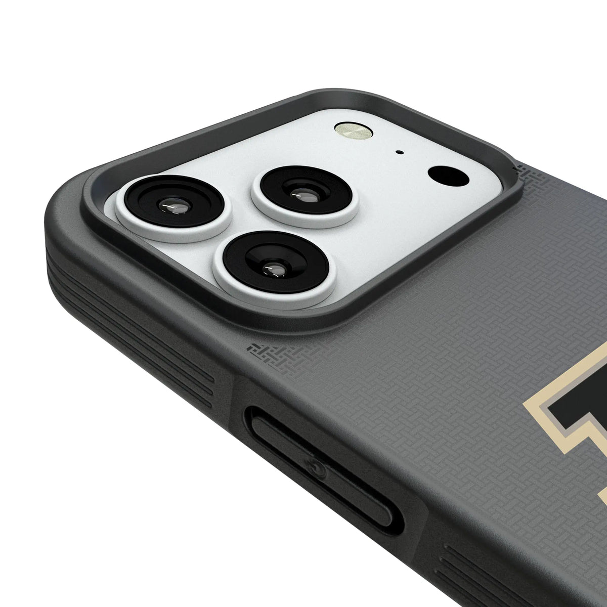 Purdue University Boilermakers Linen iPhone Bump Phone Case for Apple iPhone - Detail#Device_iPhone 18 Pro