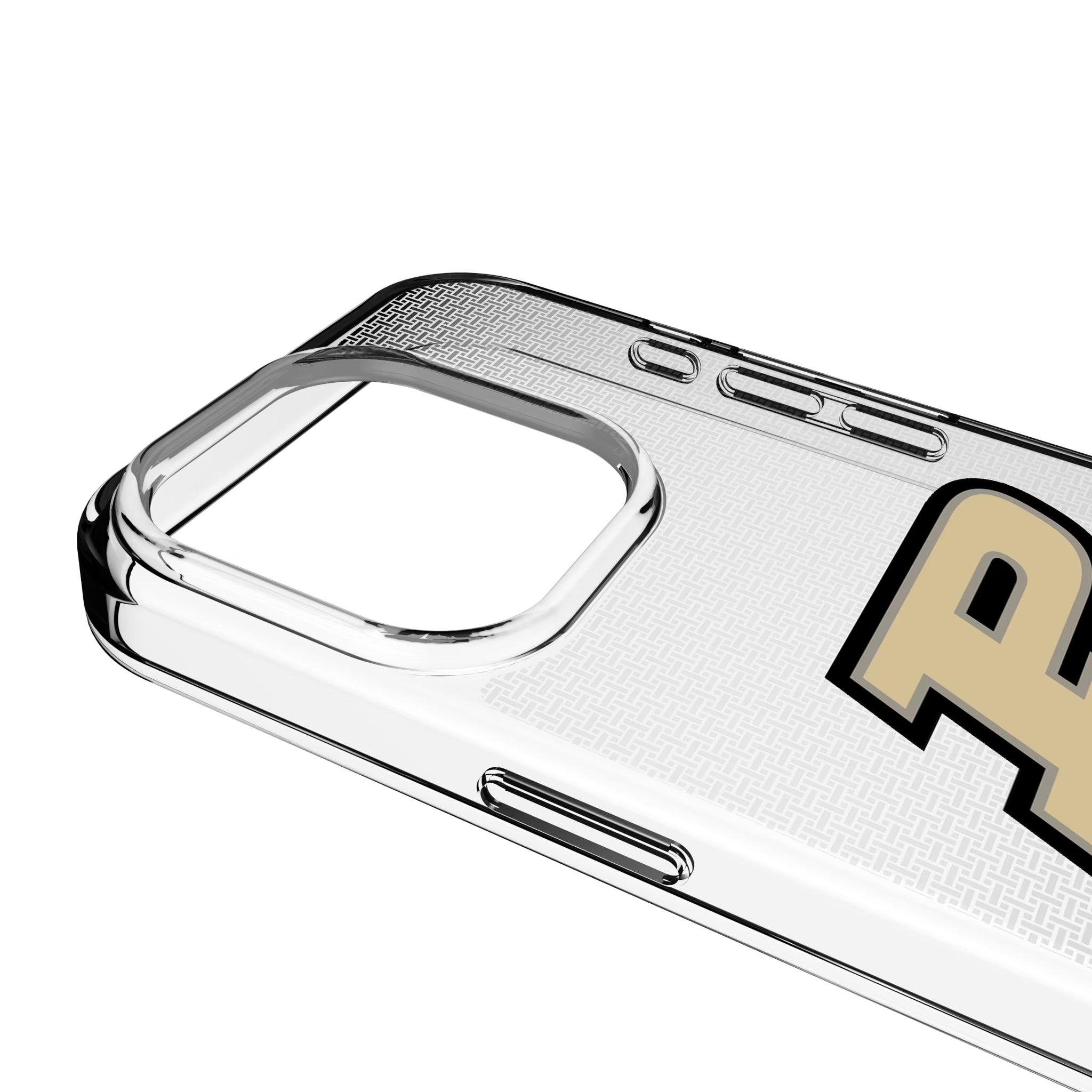 Purdue University Boilermakers Linen iPhone Clear Phone Case for Apple iPhone - Detail