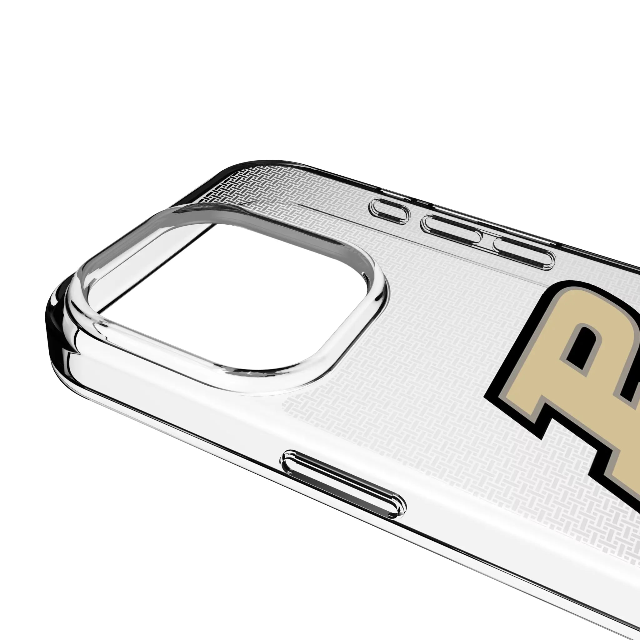 Purdue University Boilermakers Linen iPhone Clear Phone Case for Apple iPhone - Detail