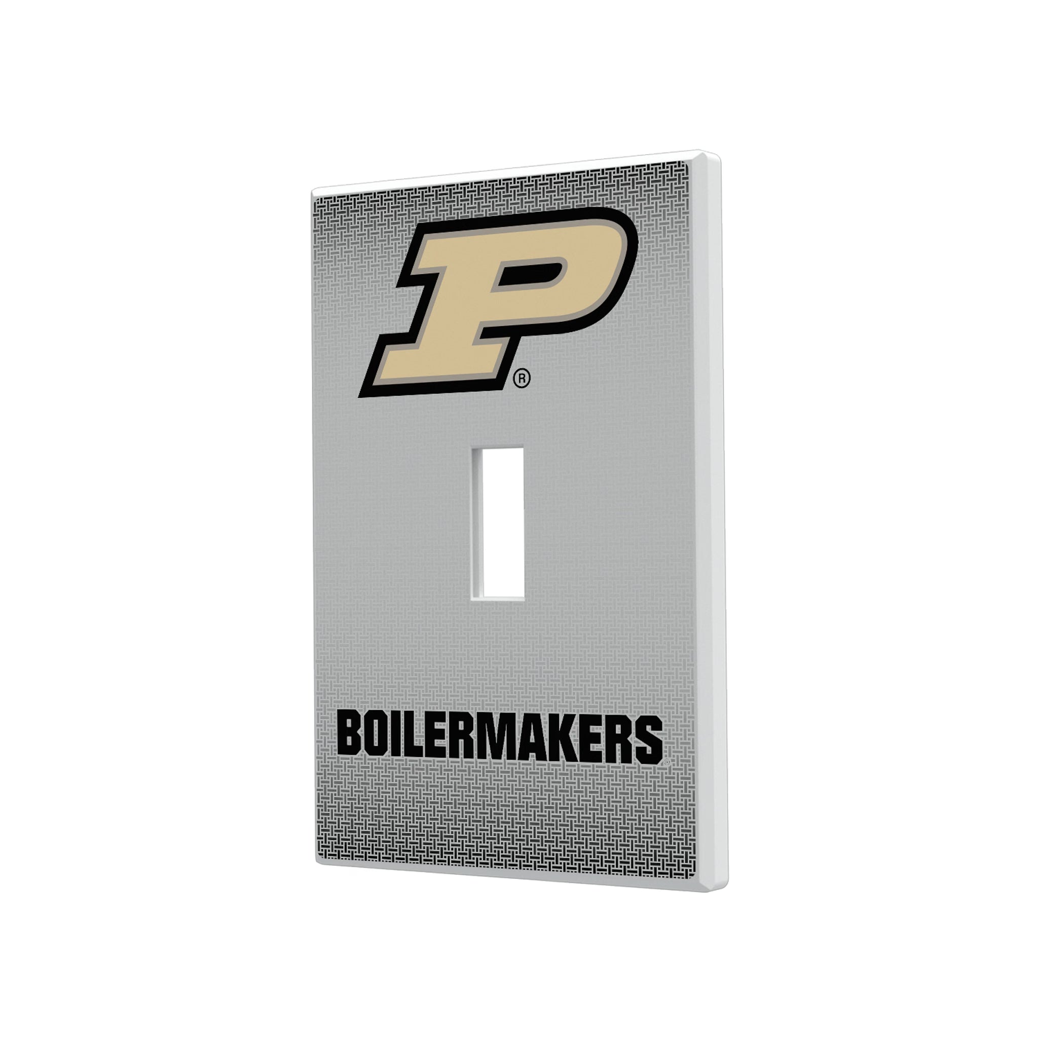 Purdue University Boilermakers Linen Hidden-Screw Light Switch Plate#Style_Single Toggle