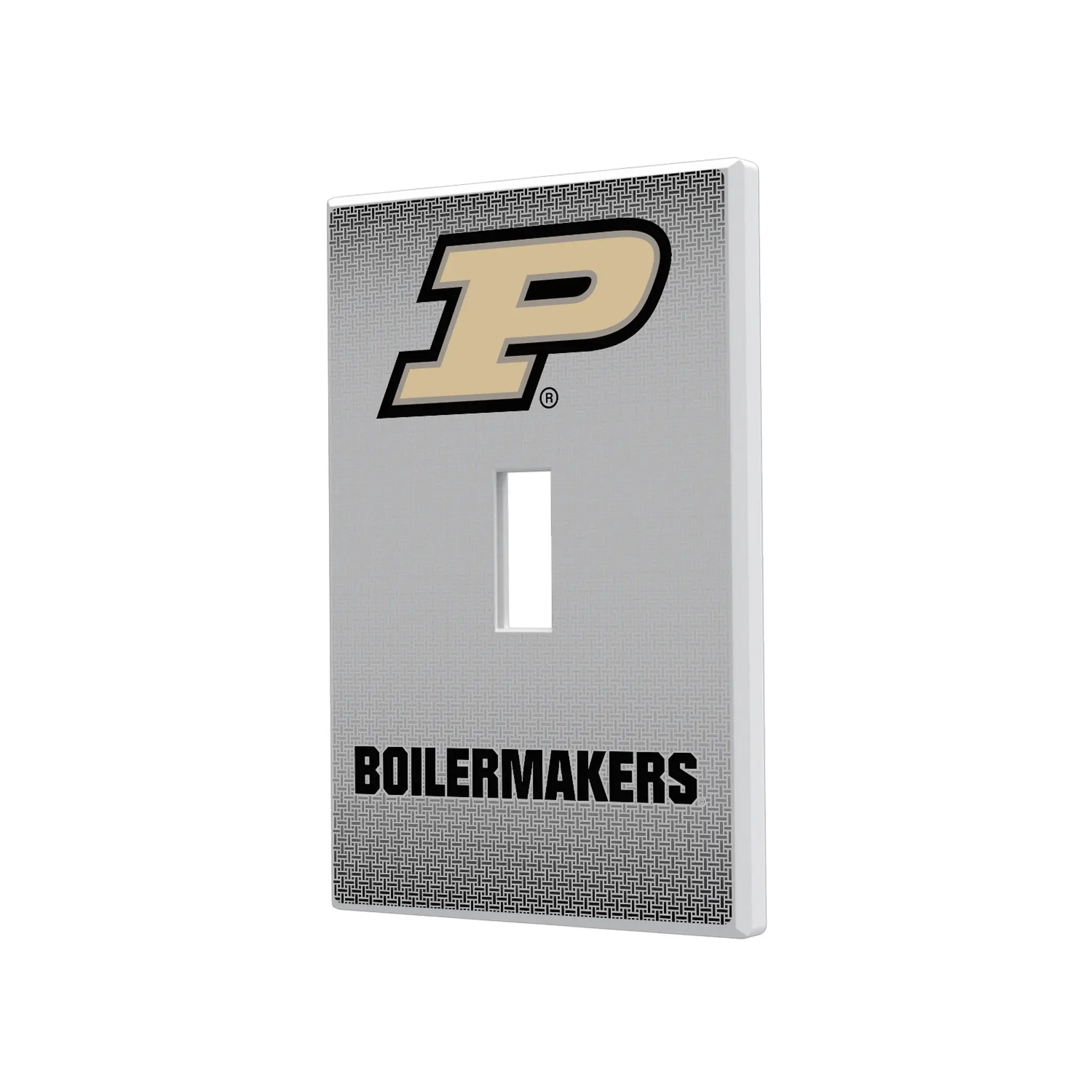 Purdue University Boilermakers Linen Hidden-Screw Light Switch Plate#Style_Single Toggle