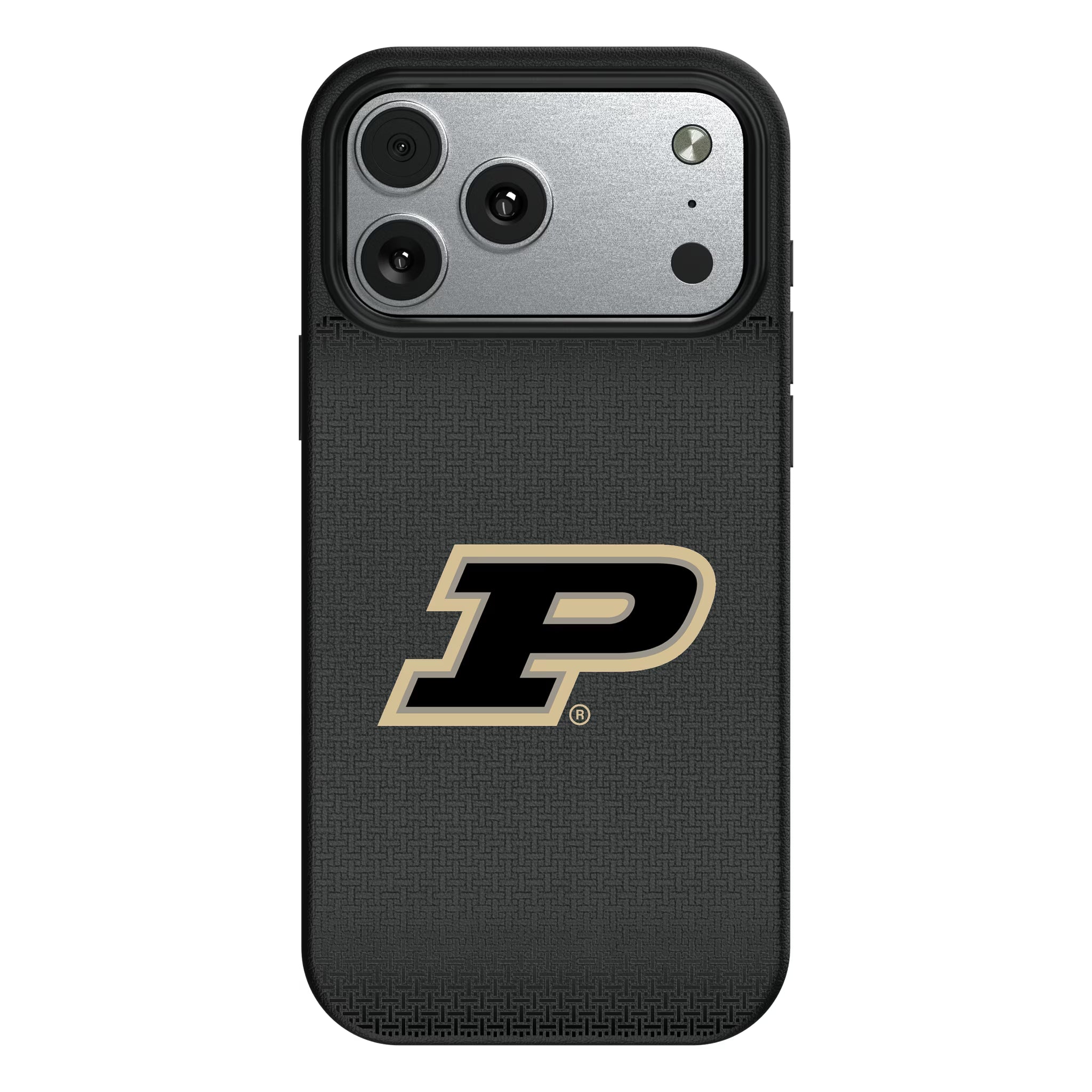 Purdue University Boilermakers Linen iPhone MagSafe Compatible Phone Case for Apple iPhone#Device_iPhone 17 Pro Max