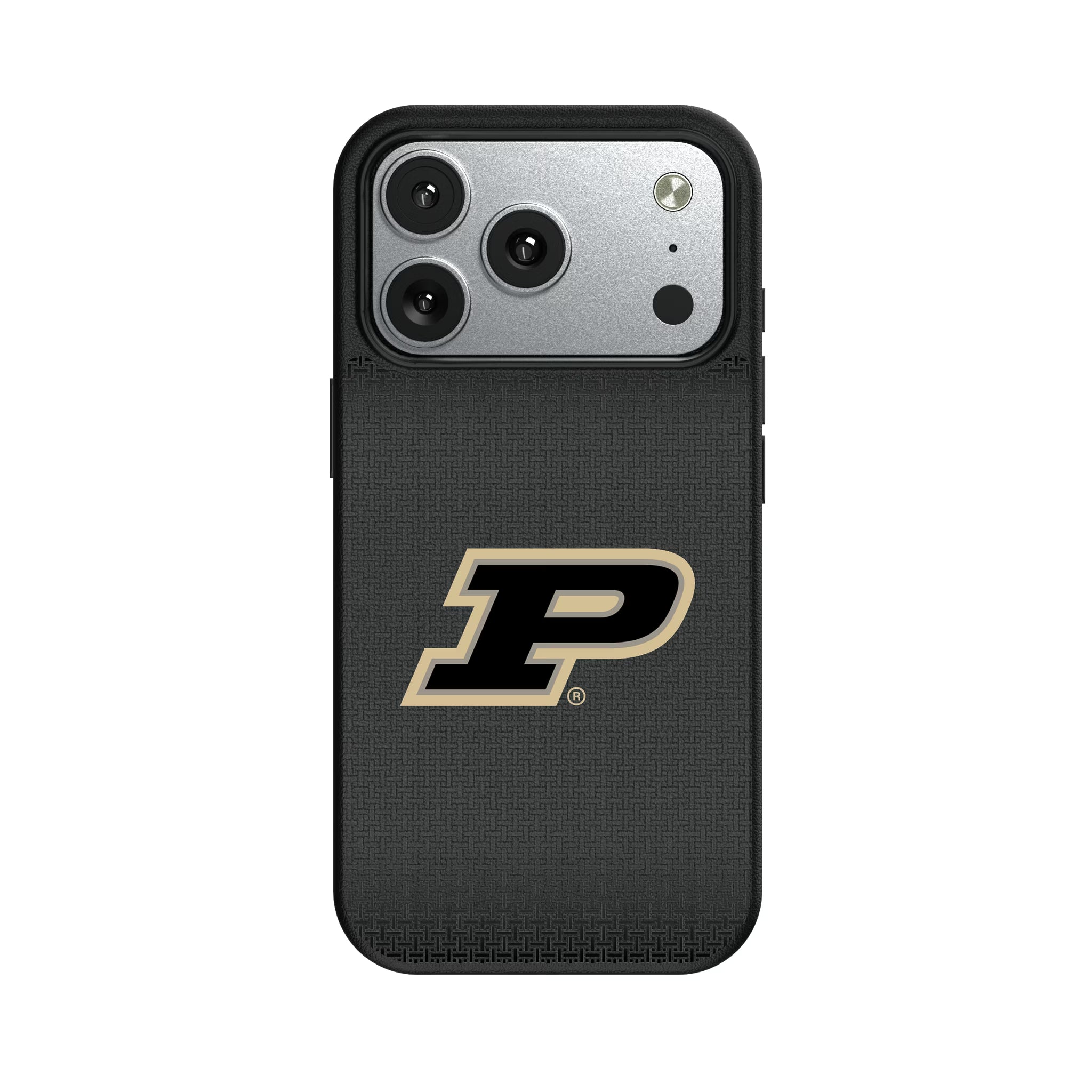 Purdue University Boilermakers Linen iPhone MagSafe Compatible Phone Case for Apple iPhone#Device_iPhone 17 Pro