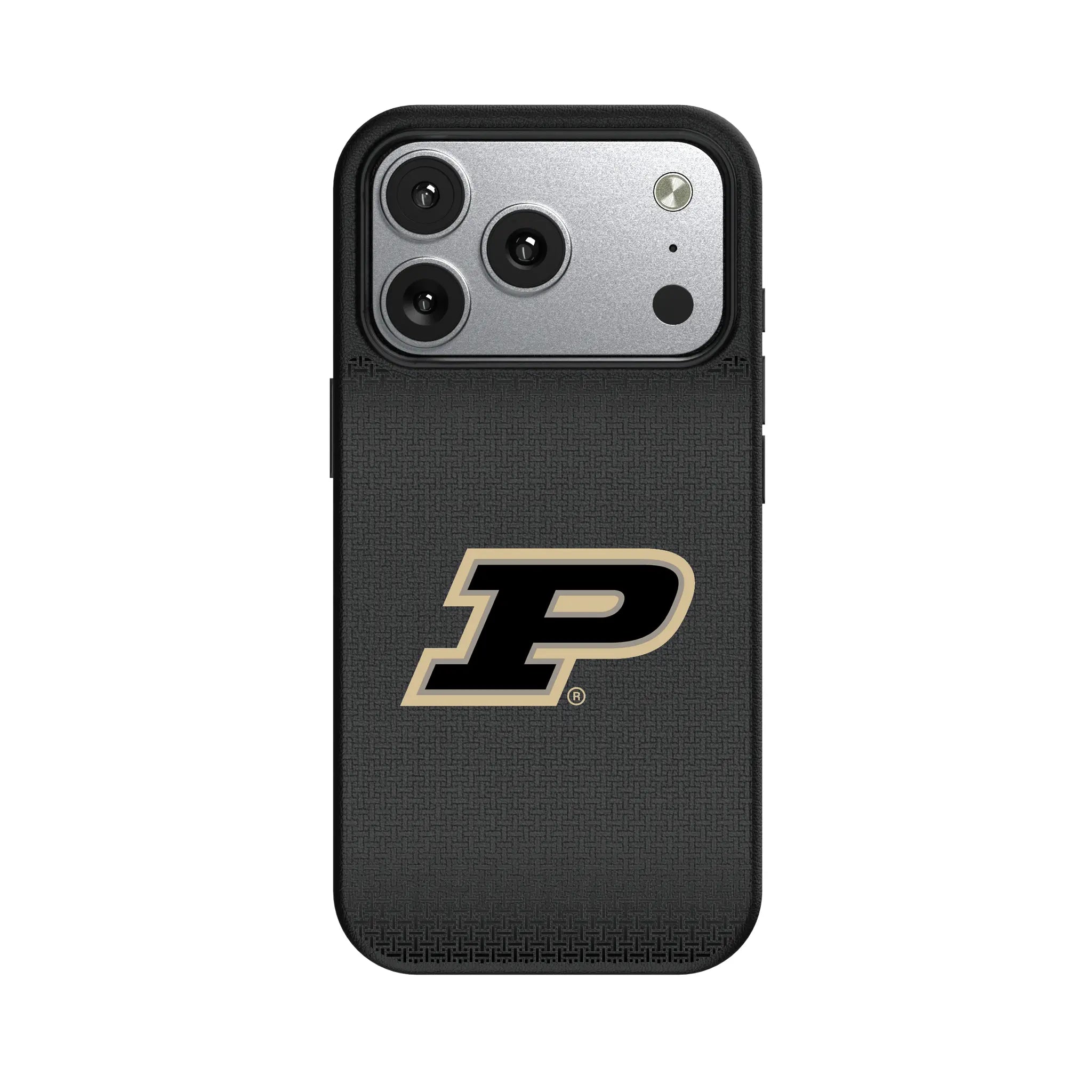 Purdue University Boilermakers Linen iPhone MagSafe Compatible Phone Case for Apple iPhone#Device_iPhone 17 Pro