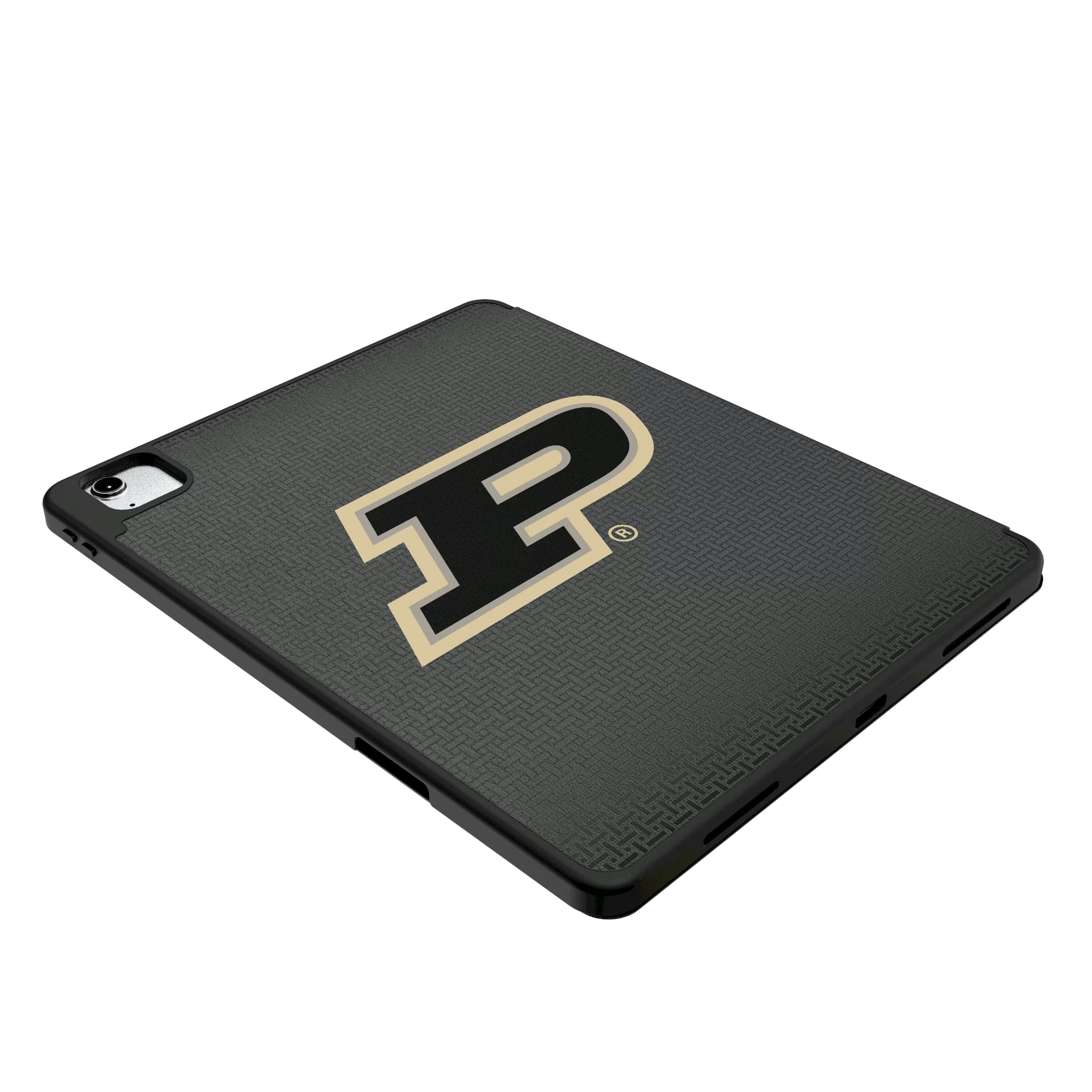Purdue University Boilermakers Linen iPad Tablet Case for Apple iPad - Isometric View