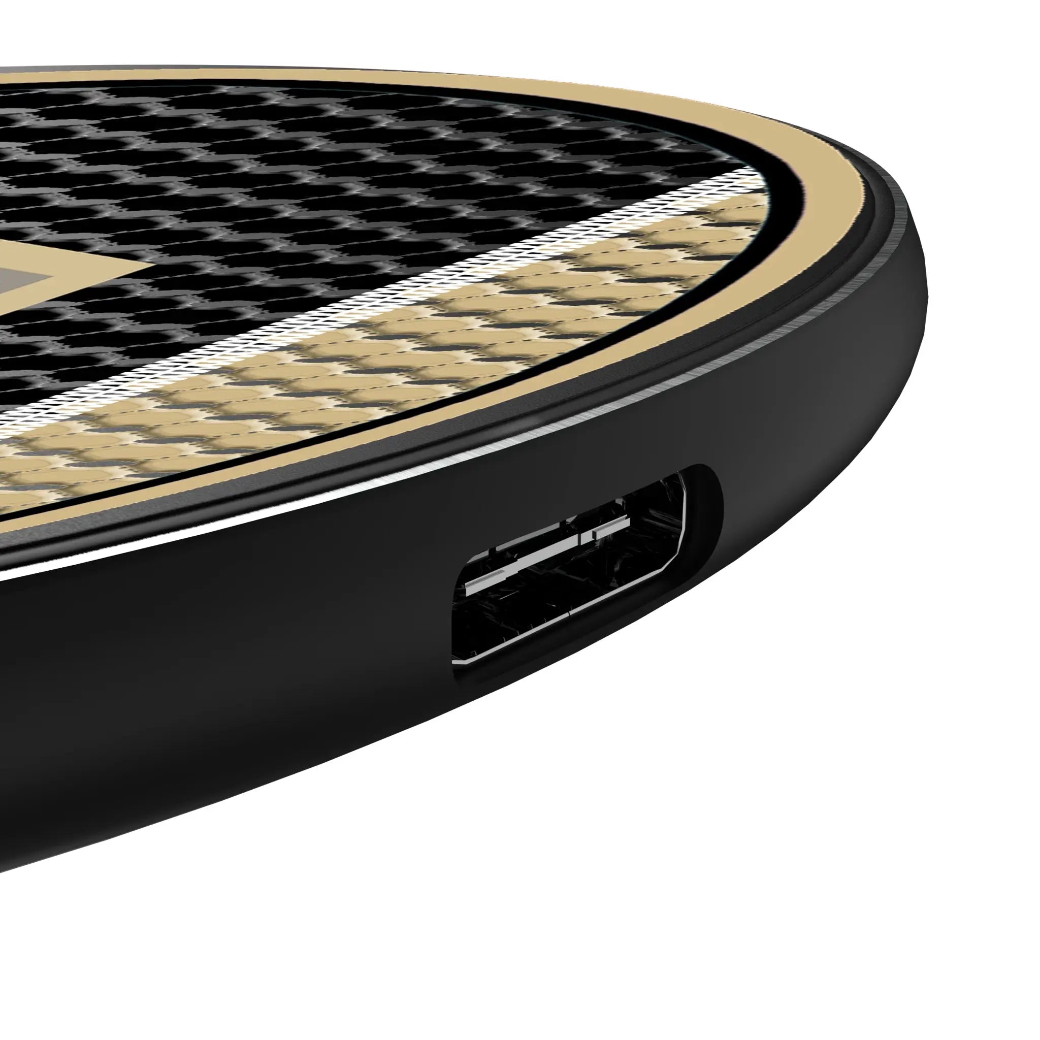 Purdue University Boilermakers Mesh 15-Watt Wireless Charger - Detail