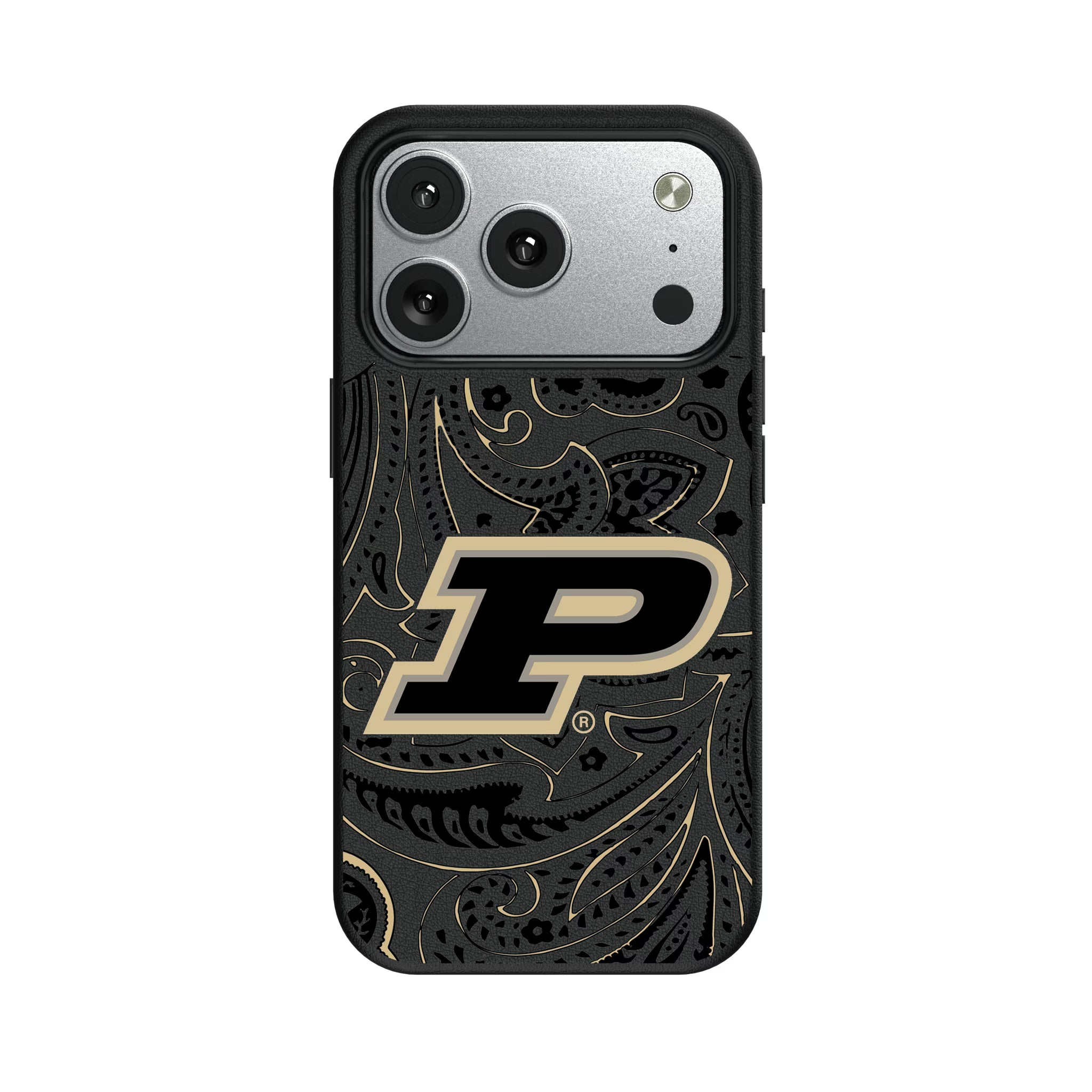Purdue University Boilermakers Paisley iPhone MagSafe Compatible Phone Case for Apple iPhone#Device_iPhone 17 Pro