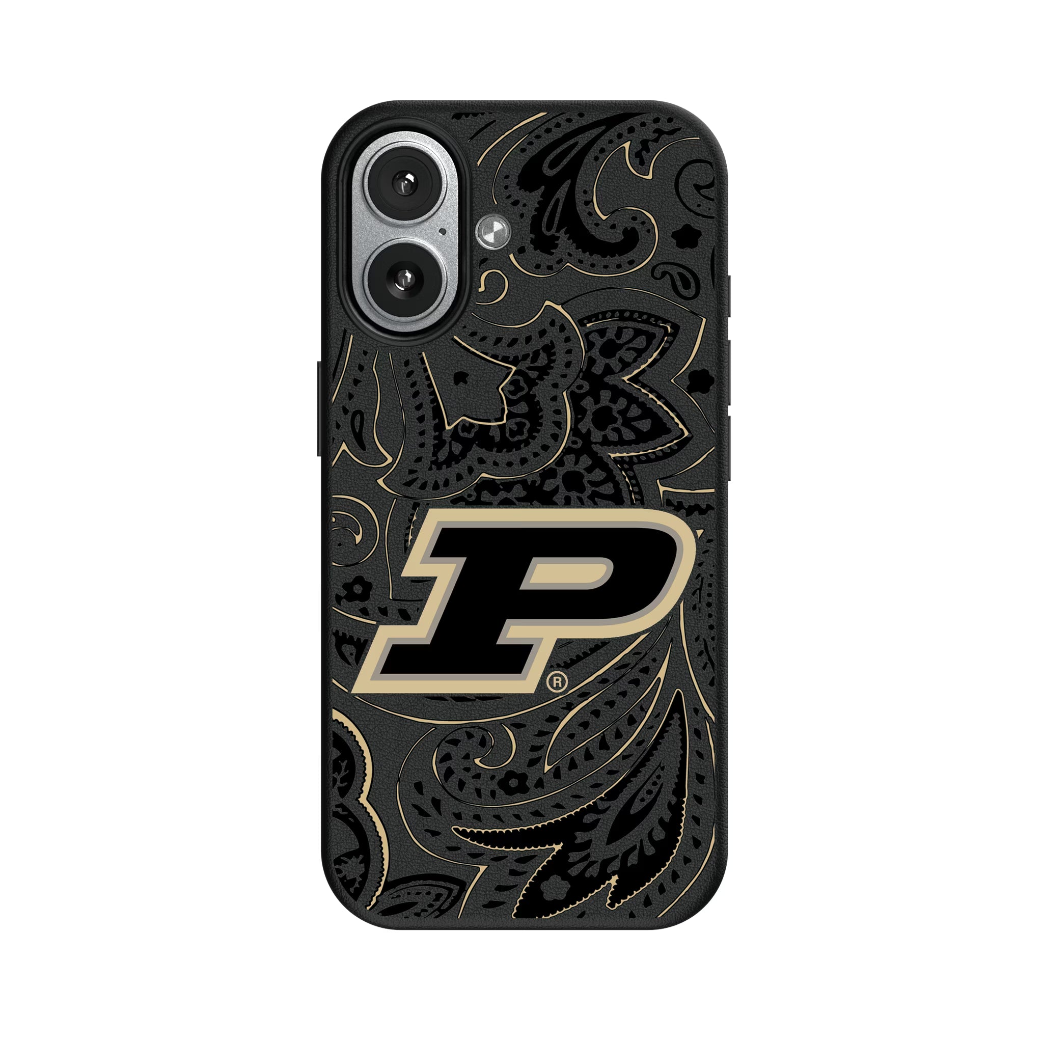 Purdue University Boilermakers Paisley iPhone MagSafe Compatible Phone Case for Apple iPhone#Device_iPhone 17