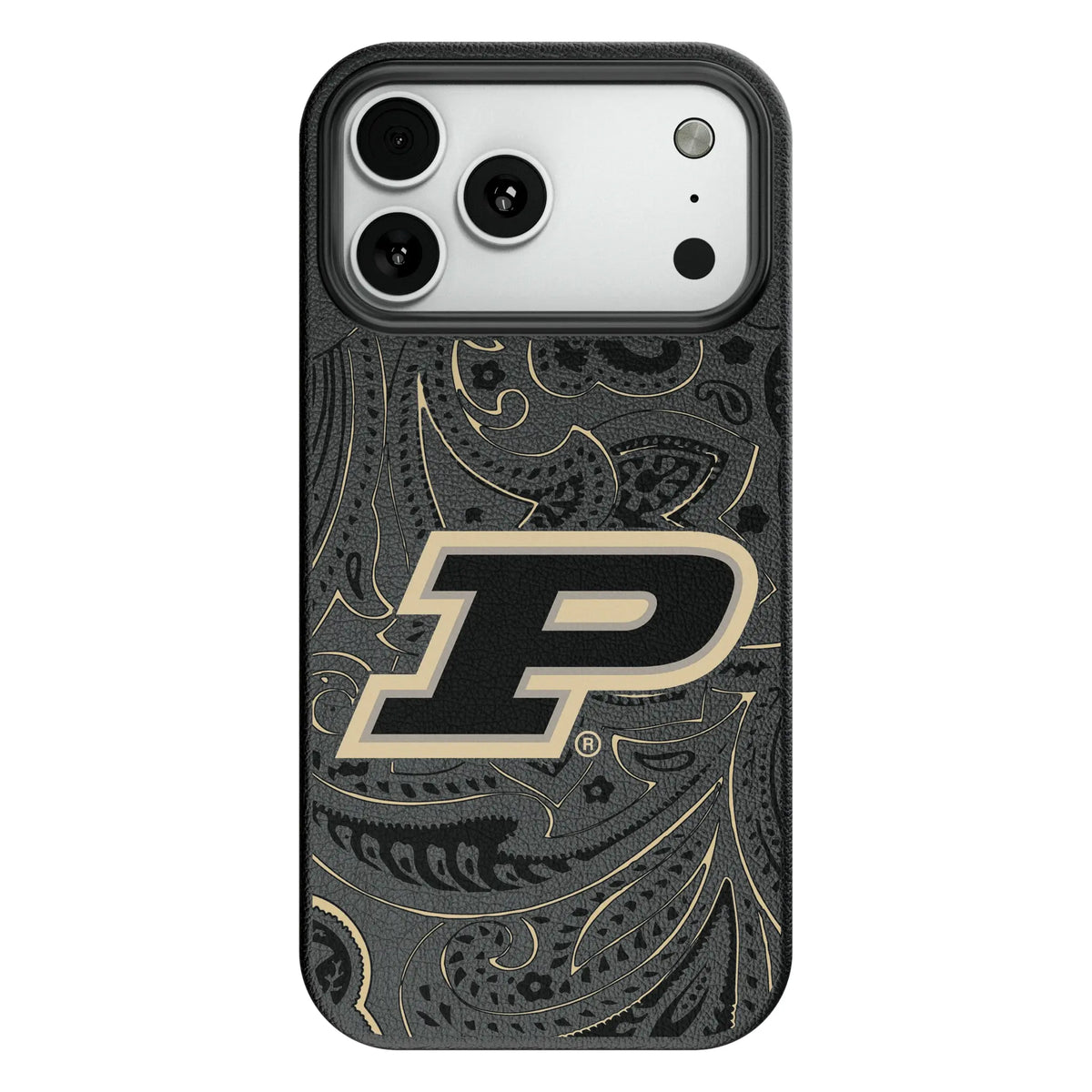 Purdue University Boilermakers Paisley MagSafe Compatible Phone Case for Apple iPhone