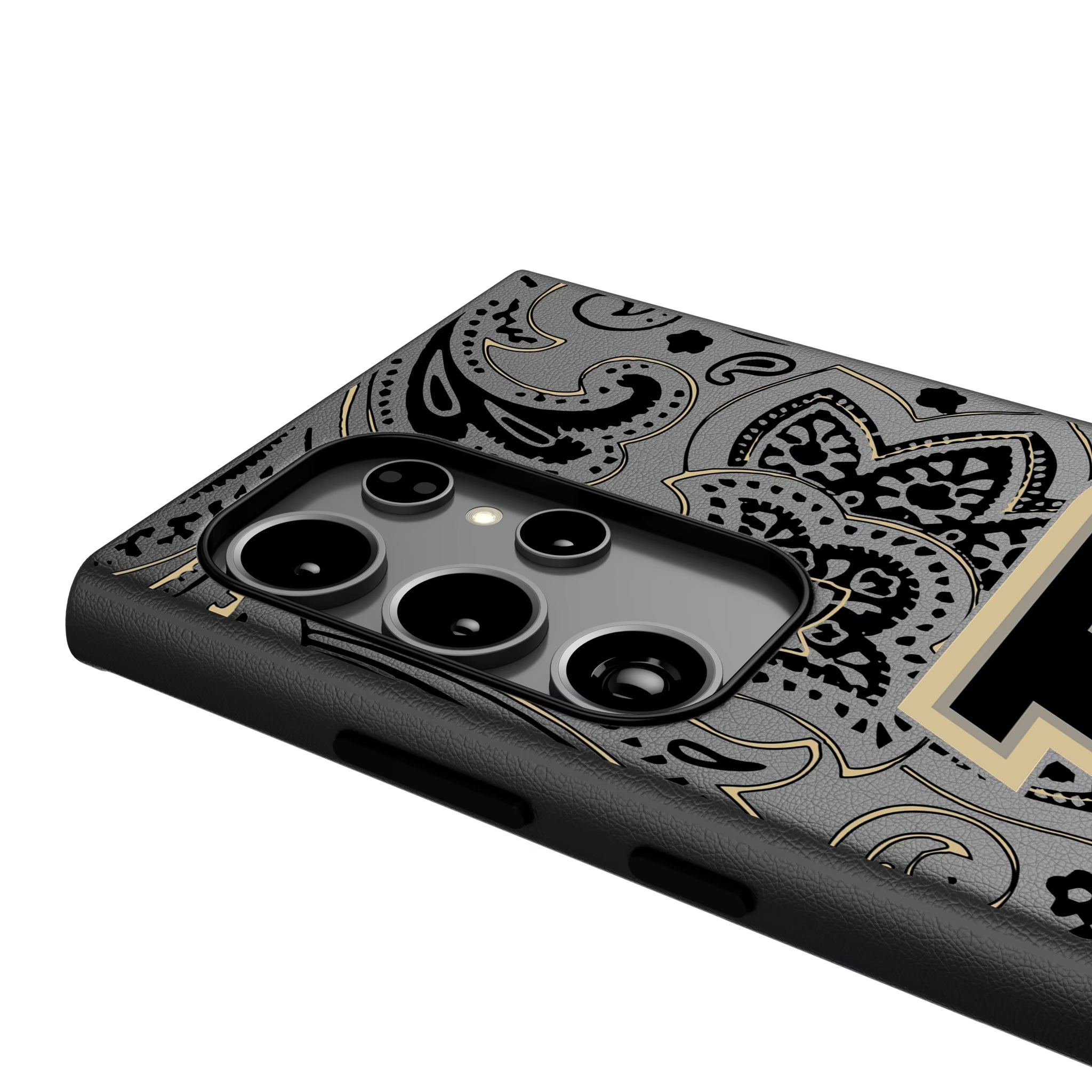 Purdue University Boilermakers Paisley Galaxy MagSafe Compatible Phone Case for Samsung Galaxy - Detail