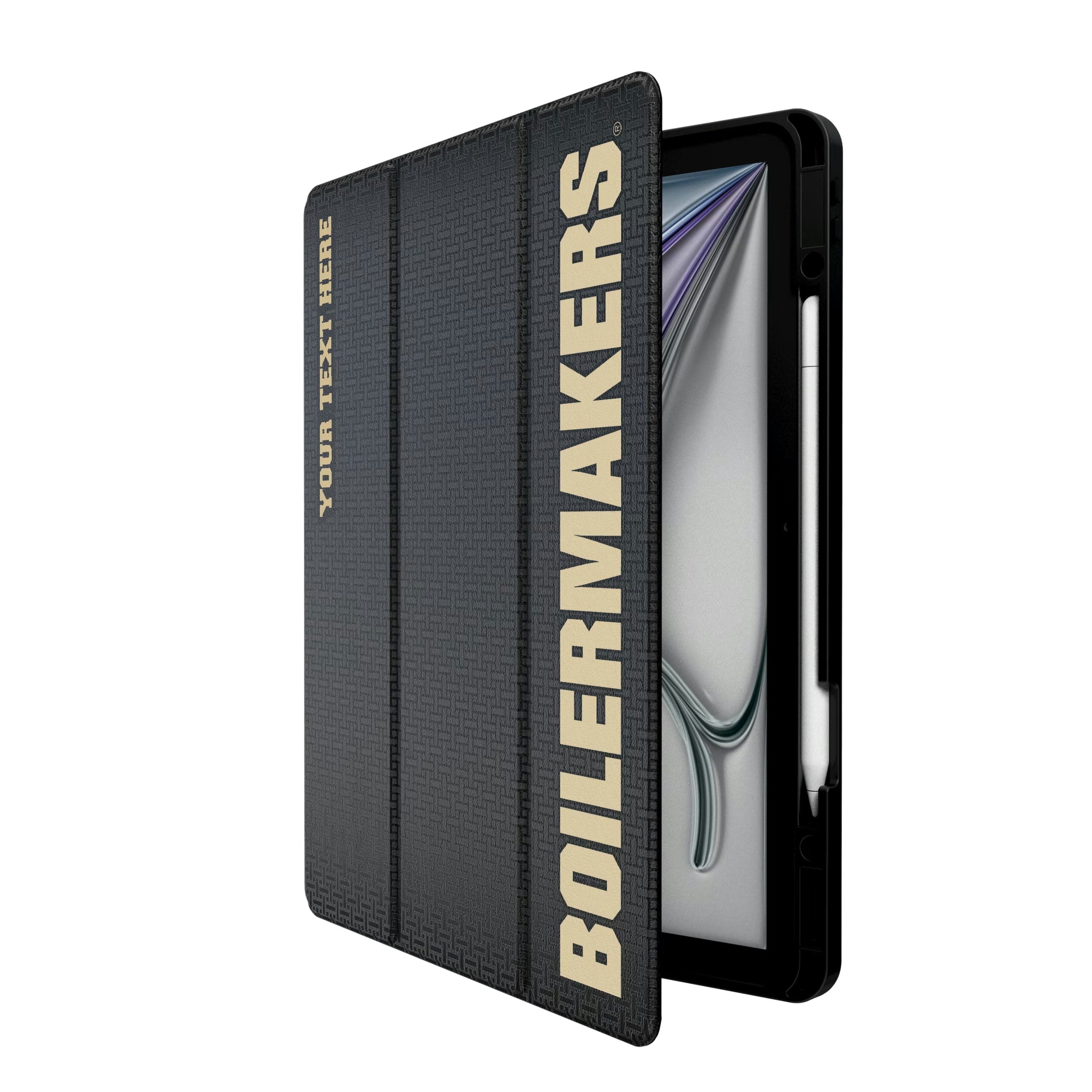 Purdue University Boilermakers Personalized Linen iPad Tablet Case for Apple iPad