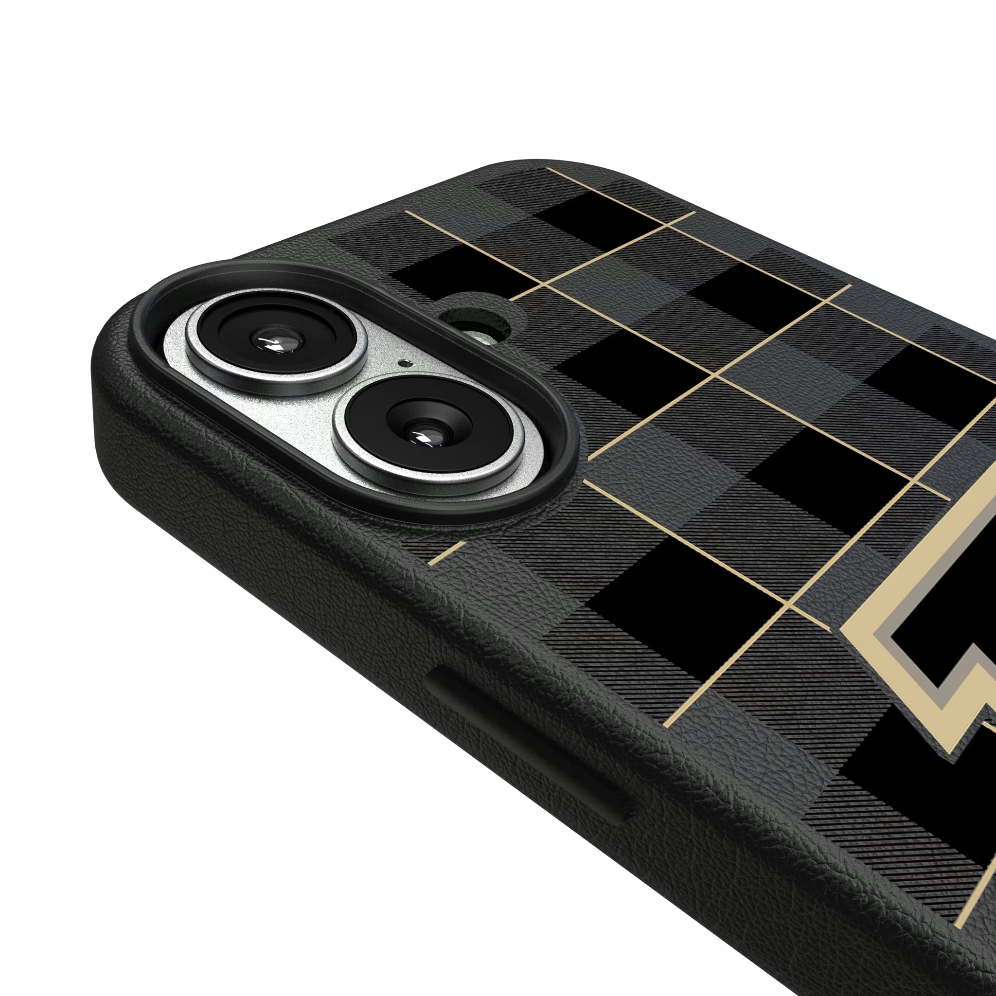 Purdue University Boilermakers Plaid iPhone MagSafe Compatible Phone Case for Apple iPhone - Detail#Device_iPhone 17