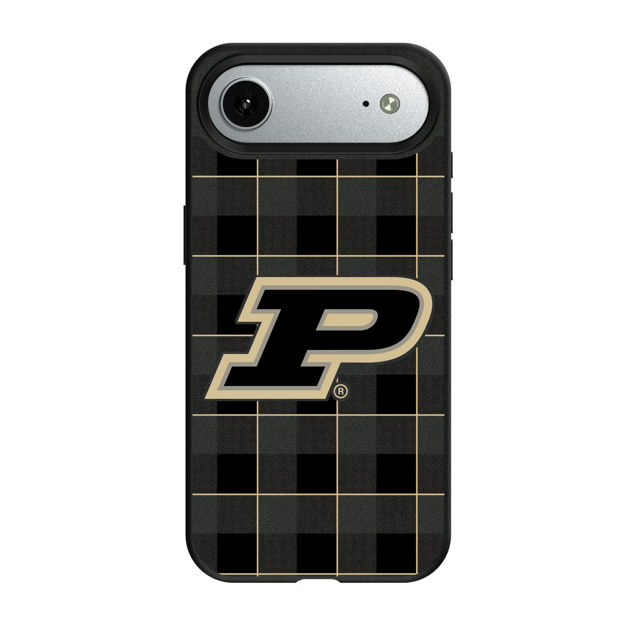 Purdue University Boilermakers Plaid iPhone MagSafe Compatible Phone Case for Apple iPhone#Device_iPhone Air