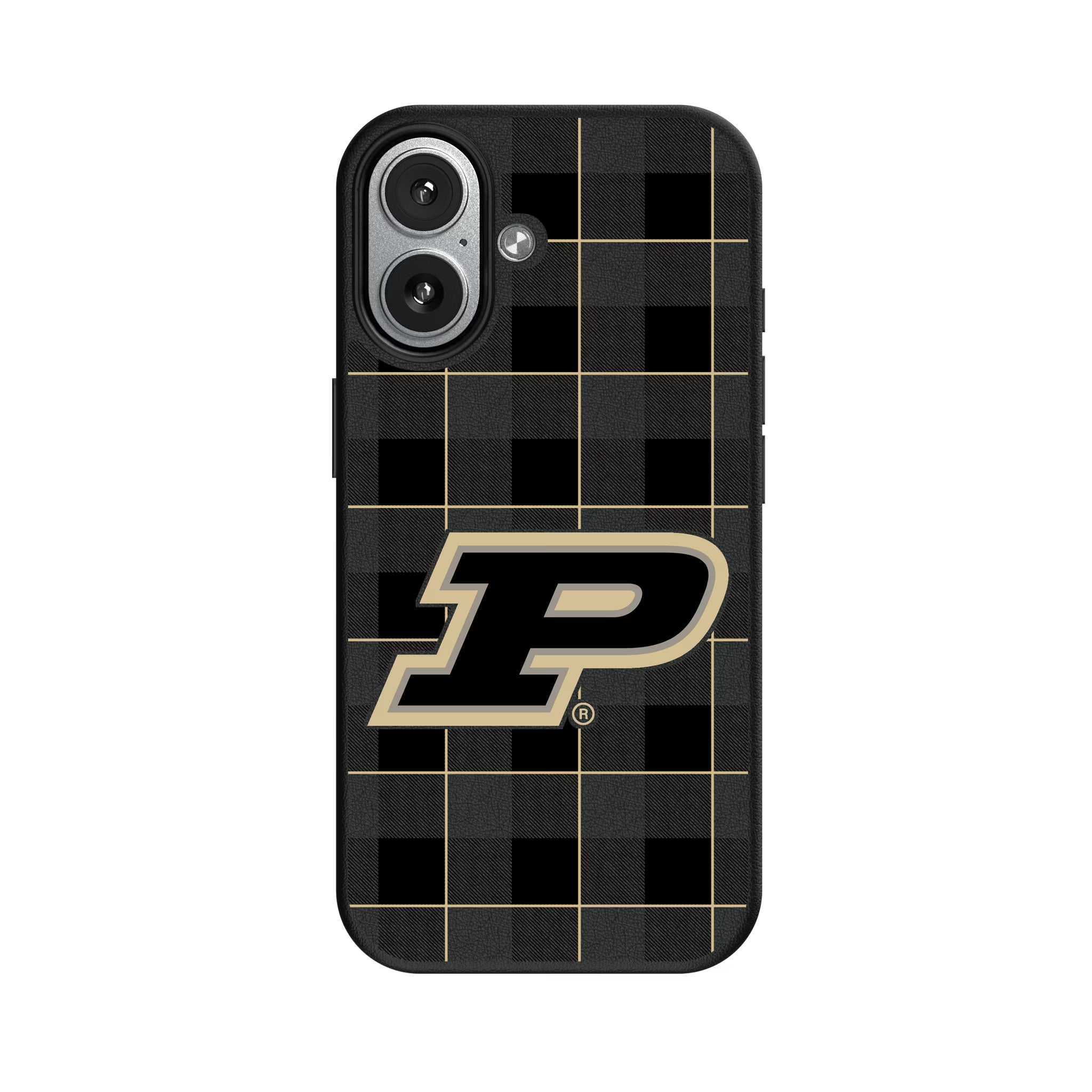 Purdue University Boilermakers Plaid iPhone MagSafe Compatible Phone Case for Apple iPhone#Device_iPhone 17
