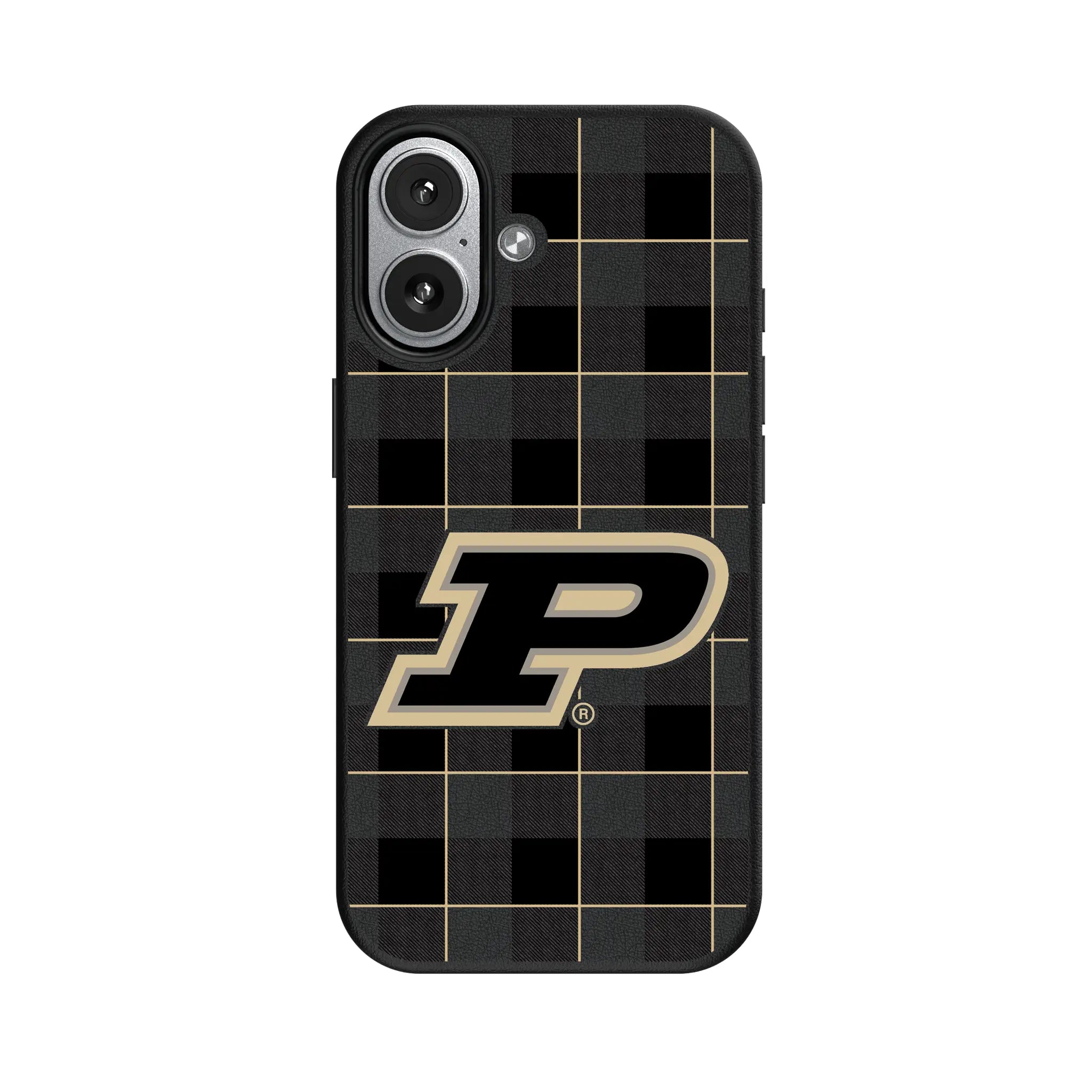 Purdue University Boilermakers Plaid iPhone MagSafe Compatible Phone Case for Apple iPhone#Device_iPhone 17