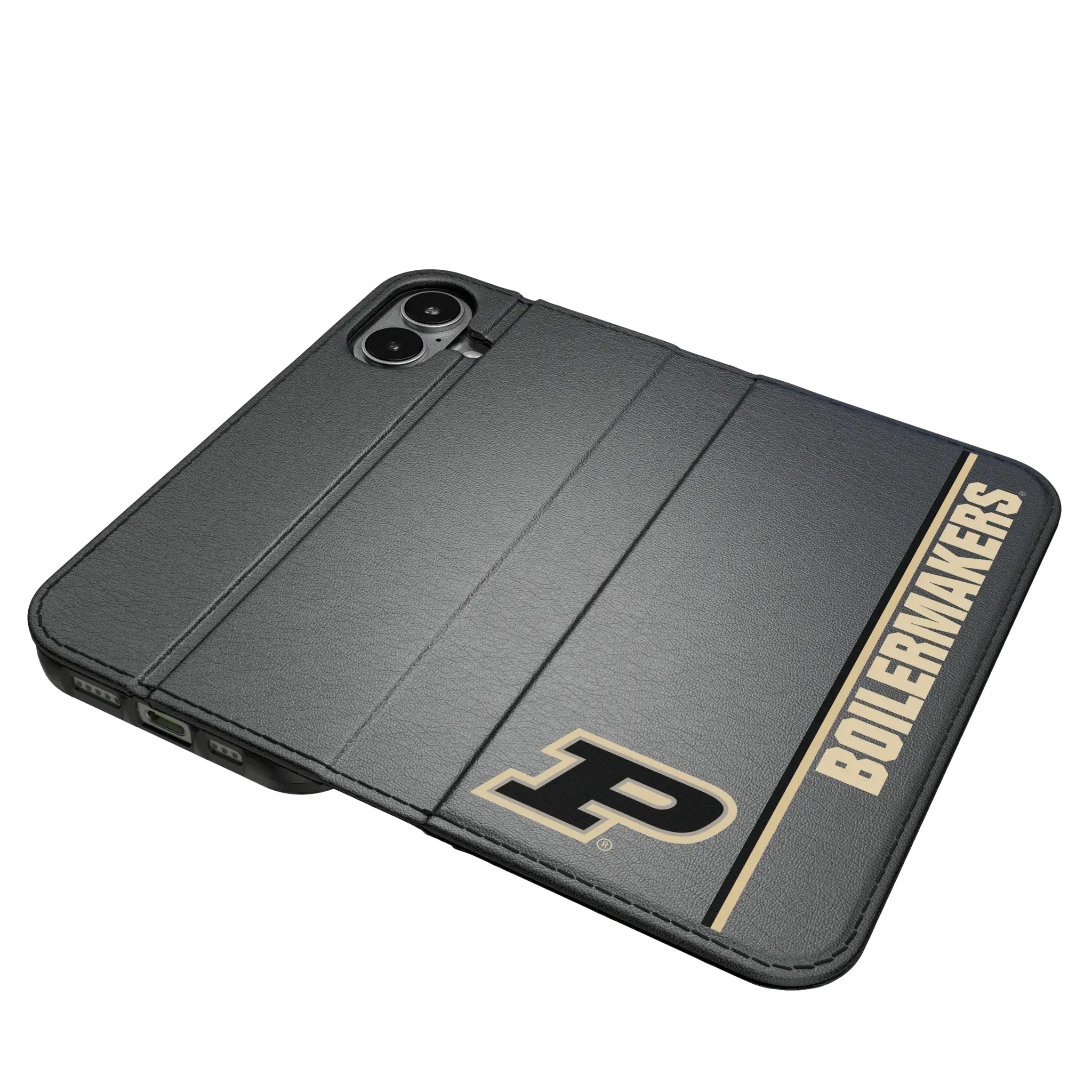 Purdue University Boilermakers Sidebar iPhone Folio Phone Case for Apple iPhone#Device_iPhone 17