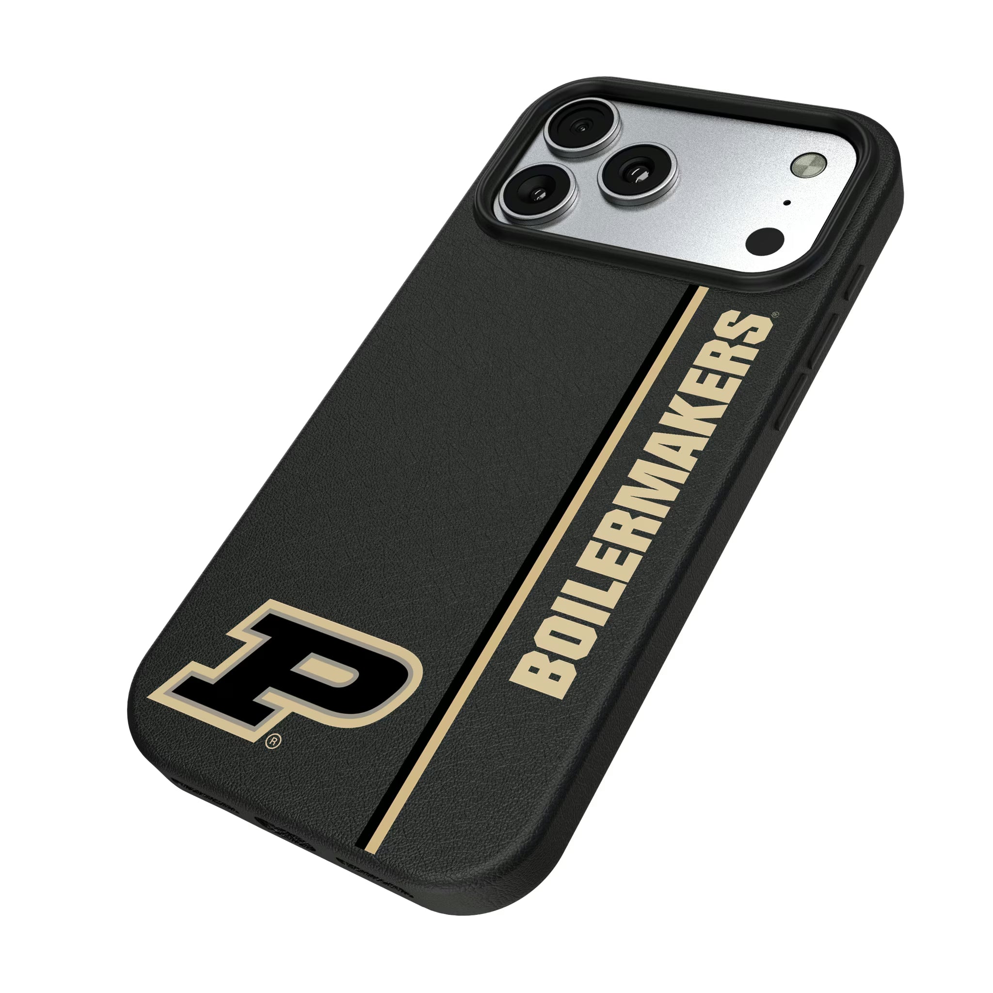 Purdue University Boilermakers Sidebar iPhone MagSafe Compatible Phone Case for Apple iPhone - Isometric View#Device_iPhone 17 Pro Max