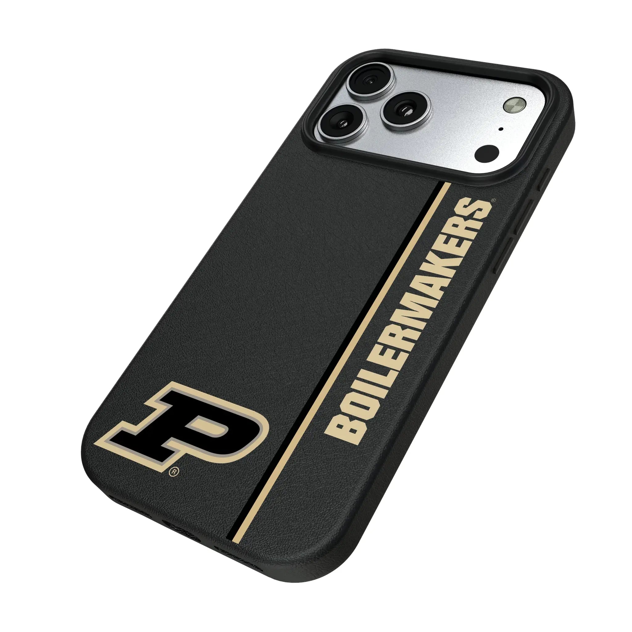 Purdue University Boilermakers Sidebar iPhone MagSafe Compatible Phone Case for Apple iPhone - Isometric View#Device_iPhone 17 Pro Max