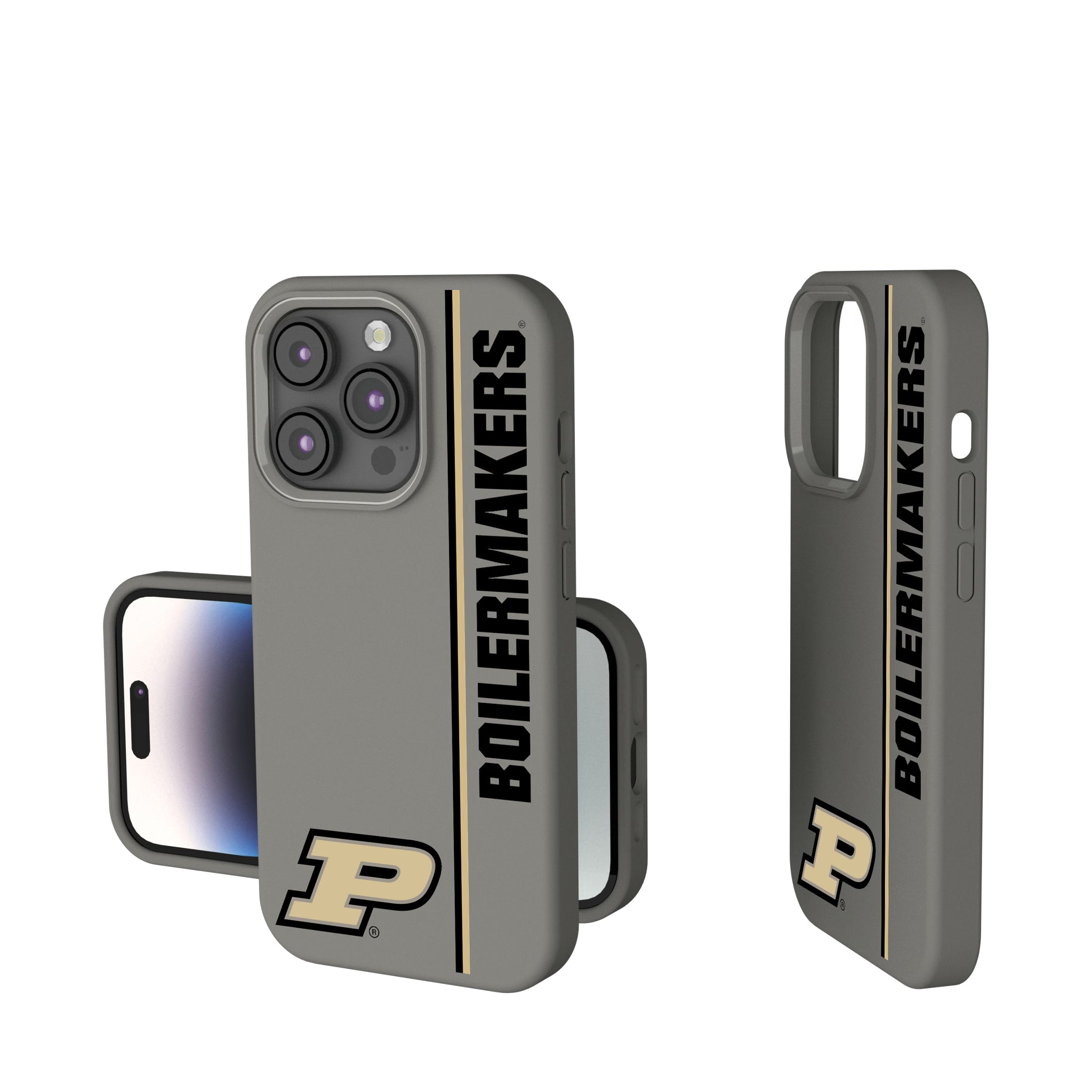 Purdue University Boilermakers Sidebar iPhone Soft Touch Phone Case for Apple iPhone