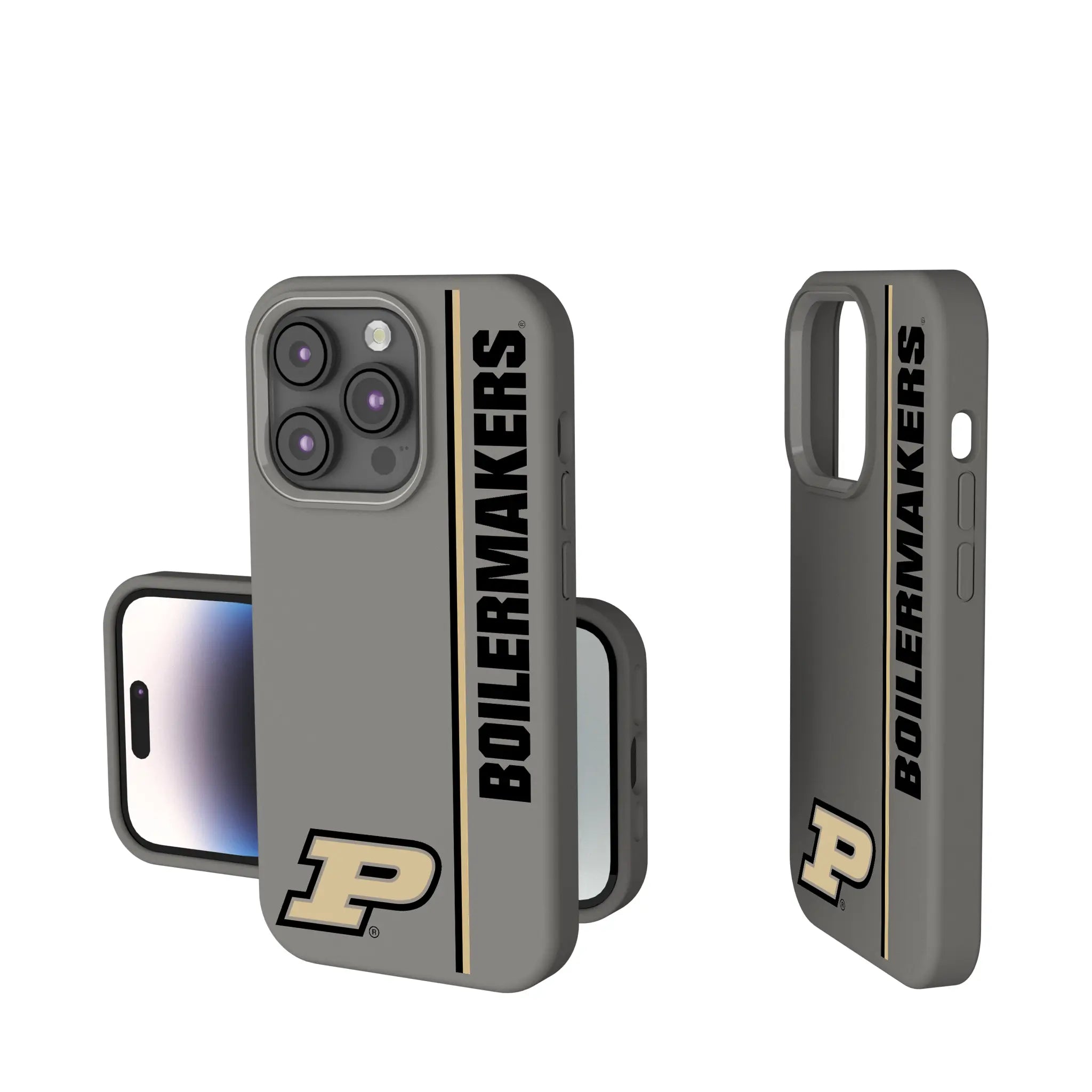 Purdue University Boilermakers Sidebar iPhone Soft Touch Phone Case for Apple iPhone