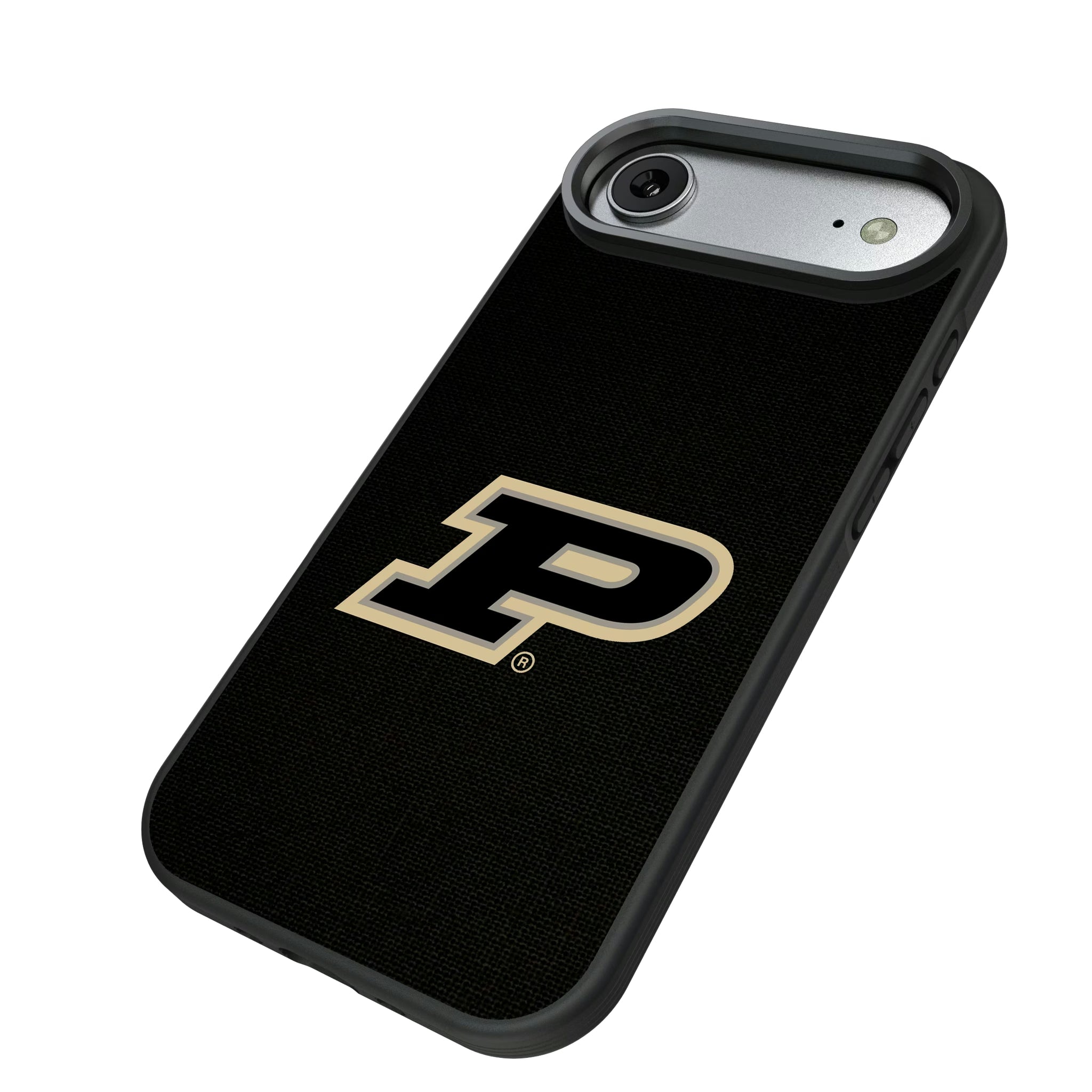 Purdue University Boilermakers Solid iPhone Bump Phone Case for Apple iPhone - Isometric View#Device_iPhone Air