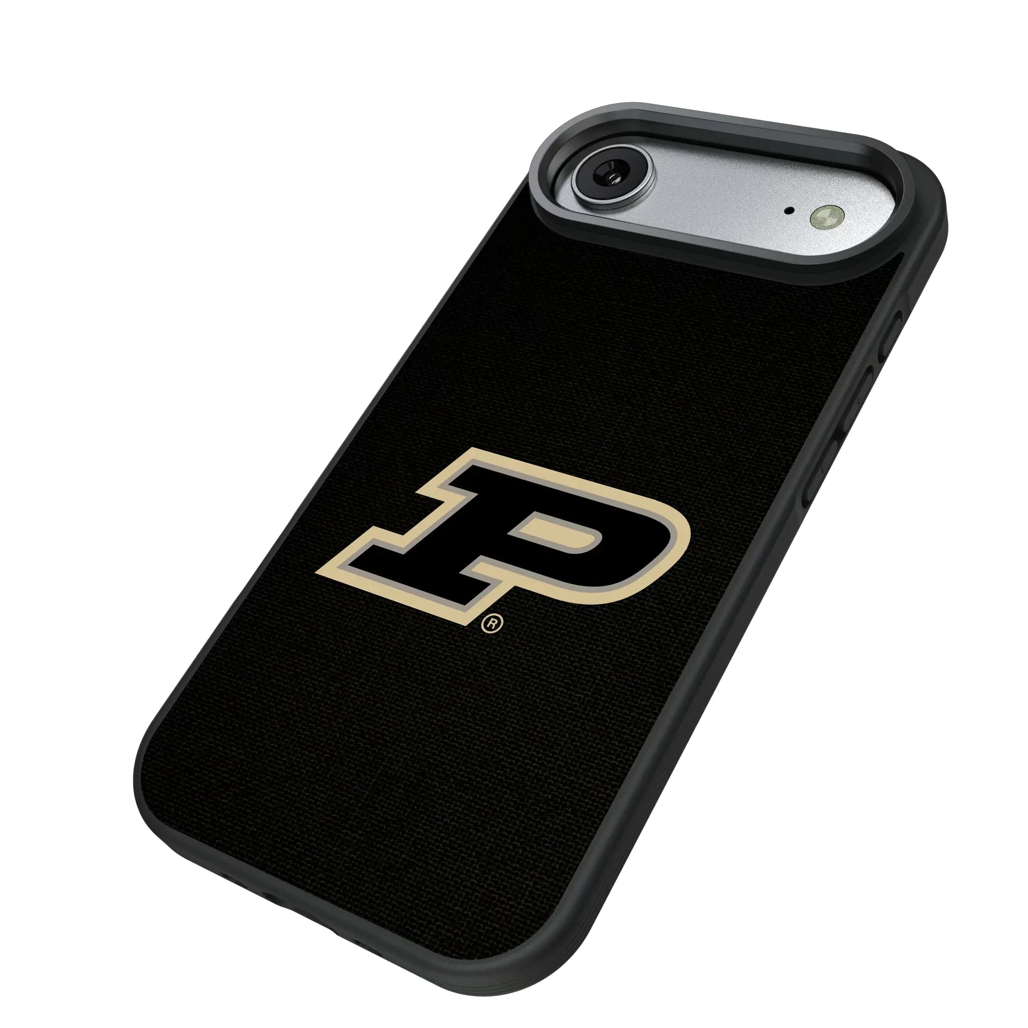 Purdue University Boilermakers Solid iPhone Bump Phone Case for Apple iPhone - Isometric View#Device_iPhone Air