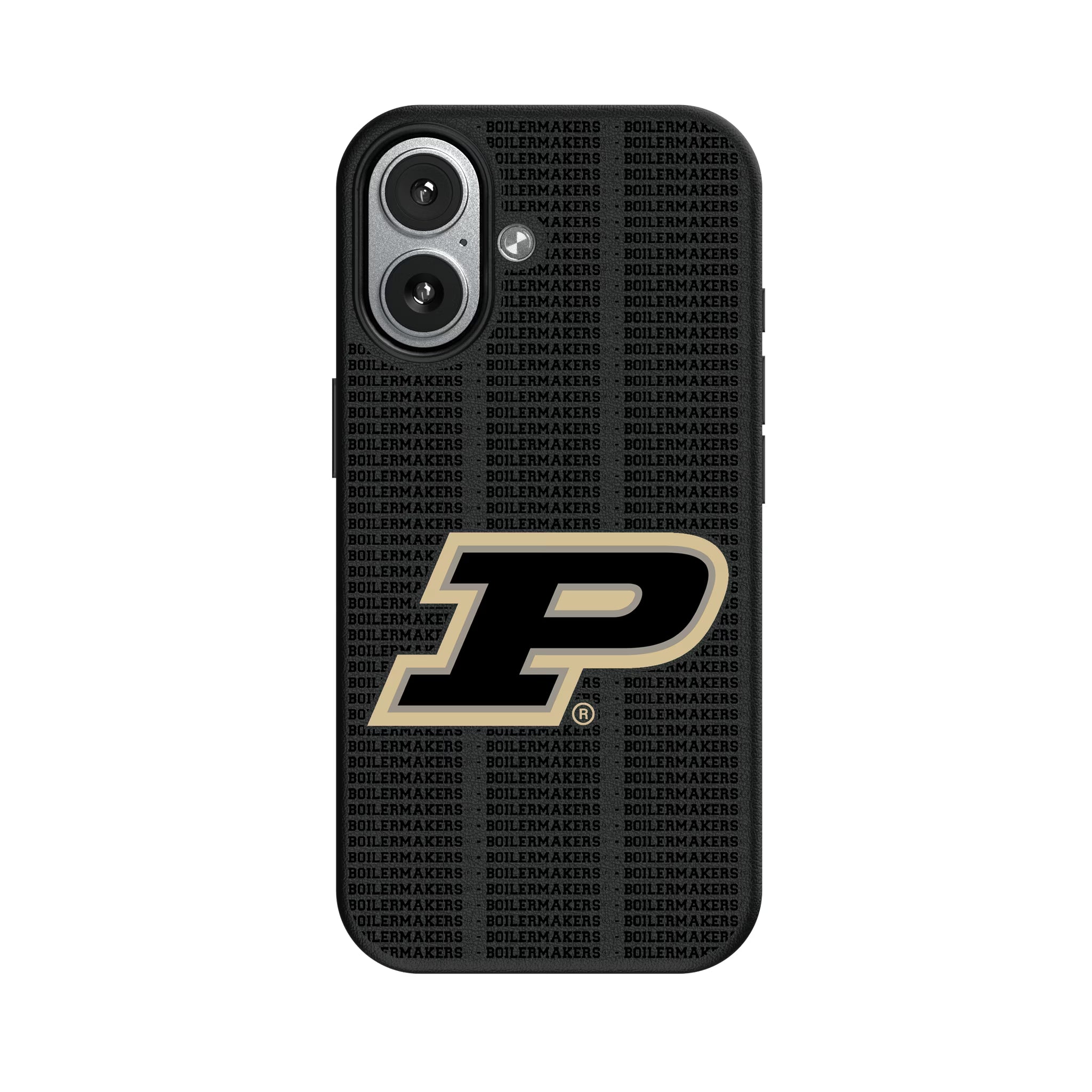 Purdue University Boilermakers Text Backdrop iPhone MagSafe Compatible Phone Case for Apple iPhone#Device_iPhone 17