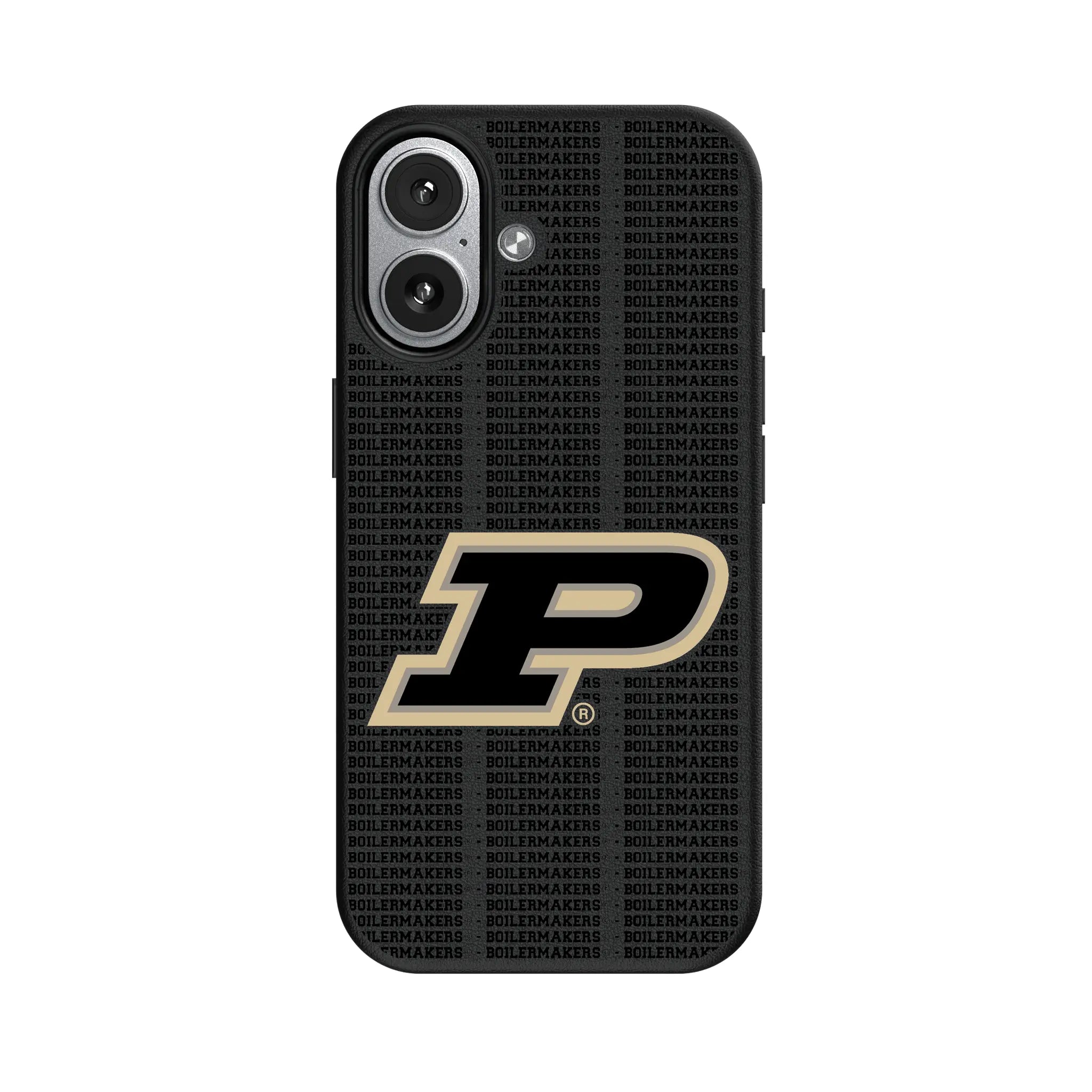 Purdue University Boilermakers Text Backdrop iPhone MagSafe Compatible Phone Case for Apple iPhone#Device_iPhone 17