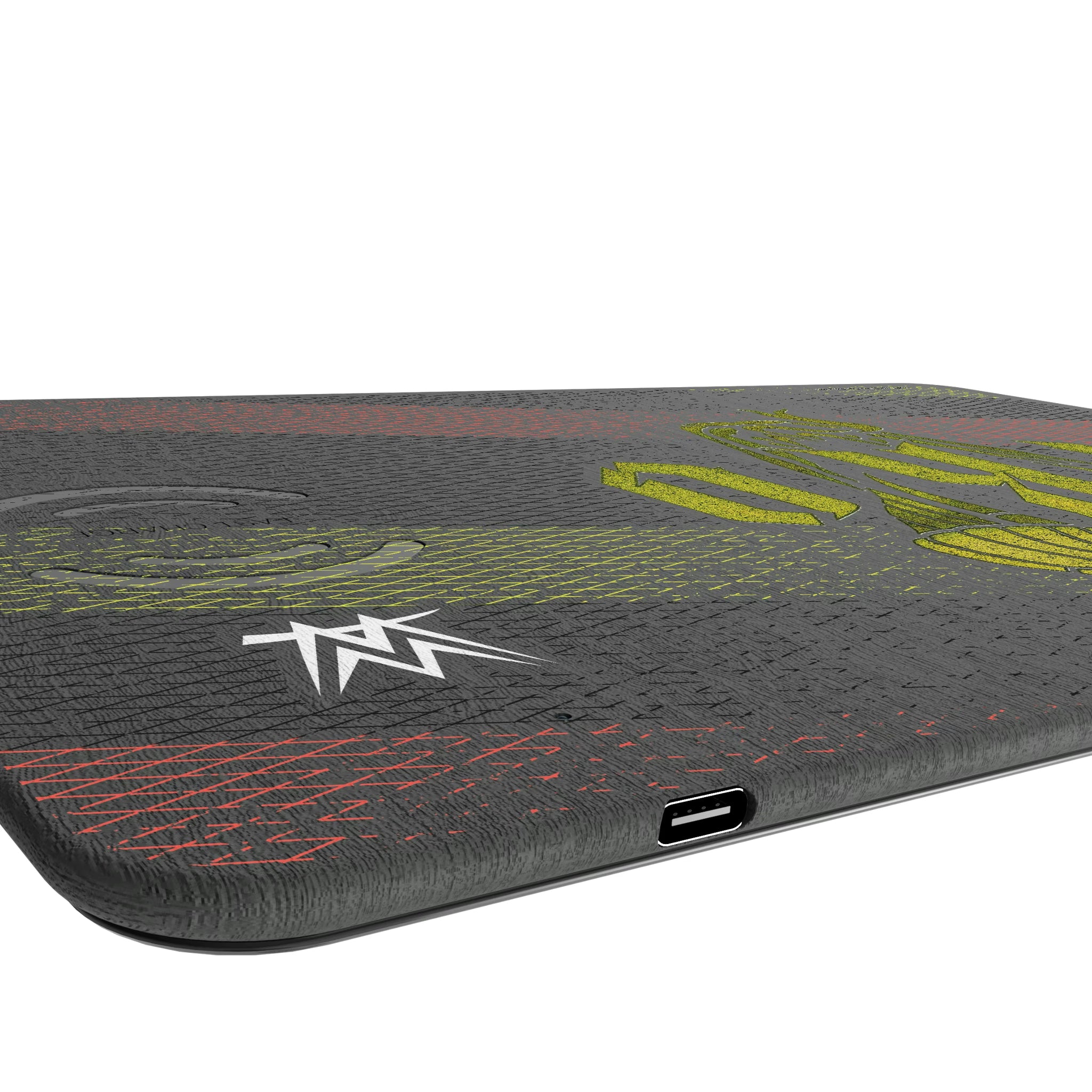 Randy Orton Steel 15-Watt Wireless Charger and Mouse Pad