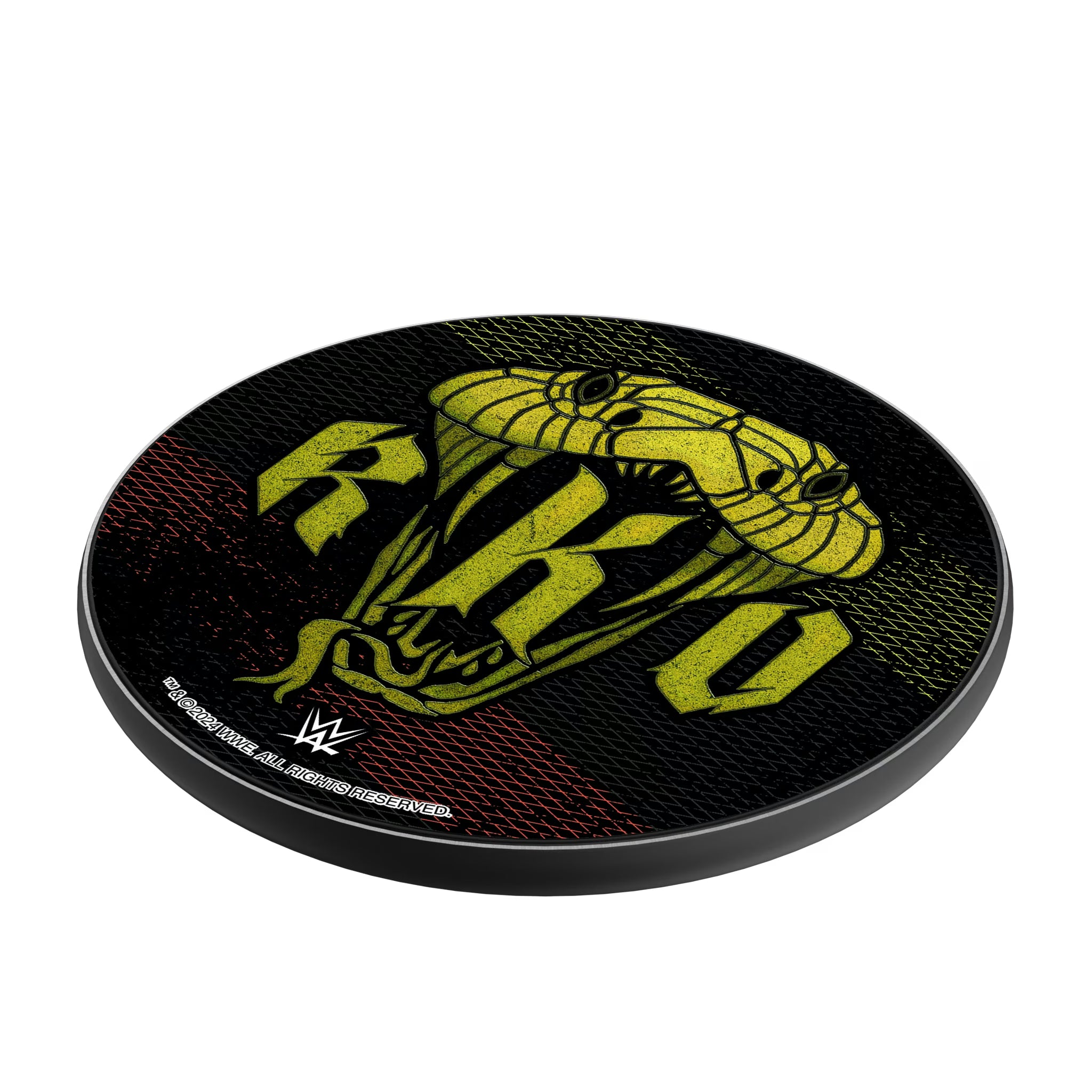 Randy Orton Steel 15-Watt Wireless Charger - Isometric View