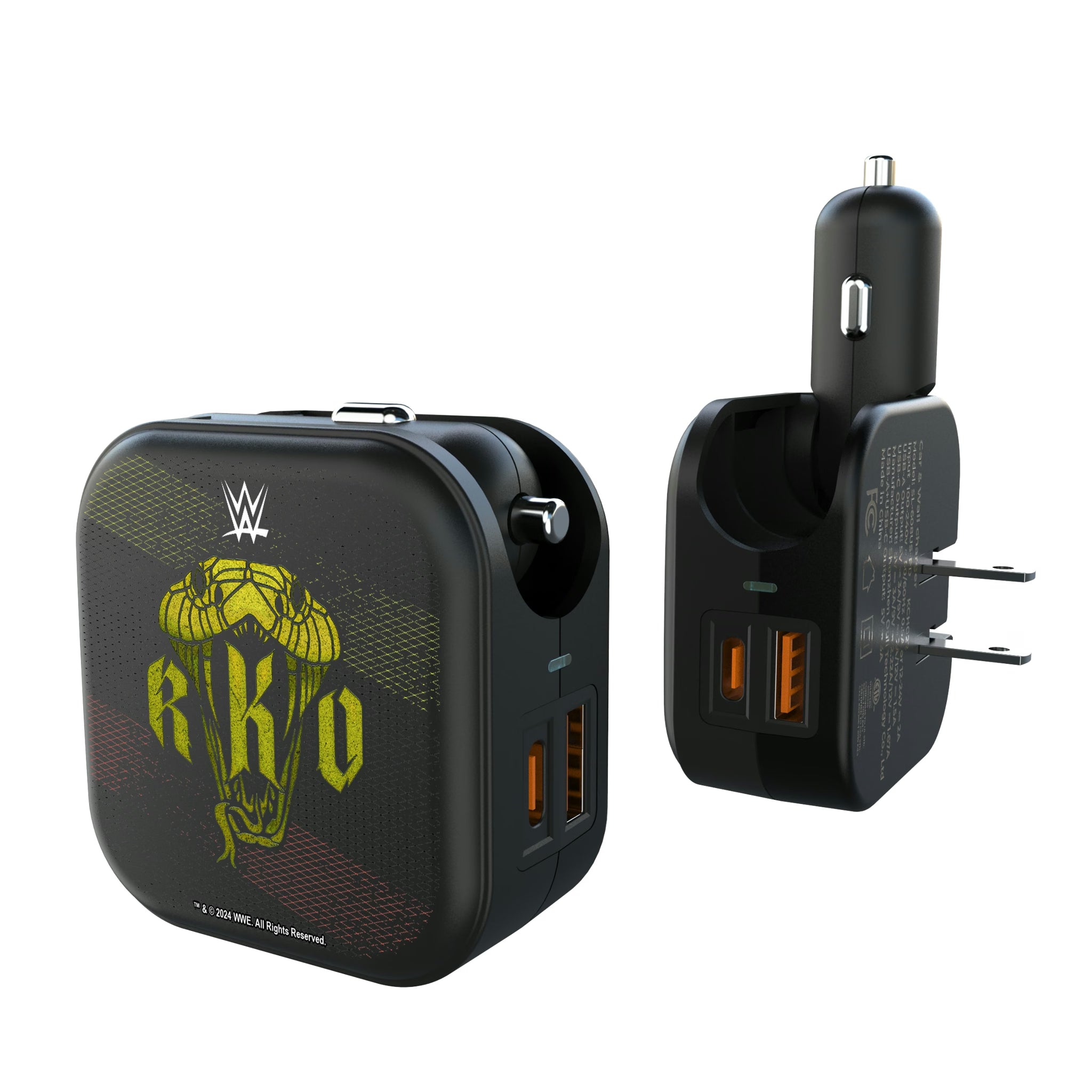 Randy Orton Steel 2 in 1 USB A/C Charger