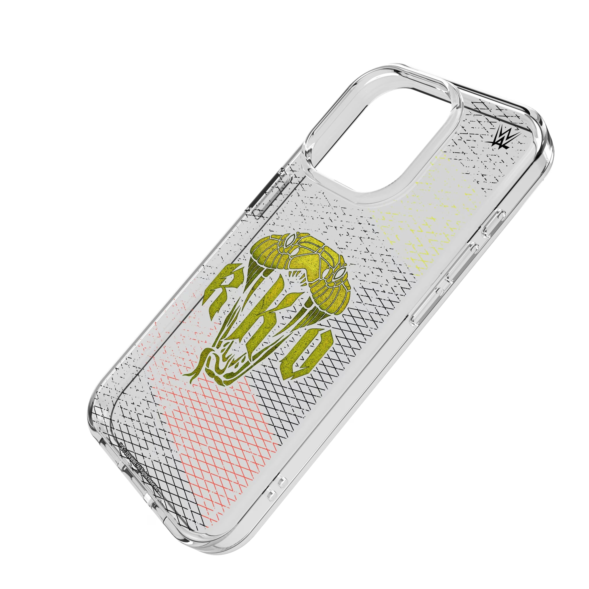 Randy Orton Steel iPhone Clear Phone Case for Apple iPhone - Isometric View