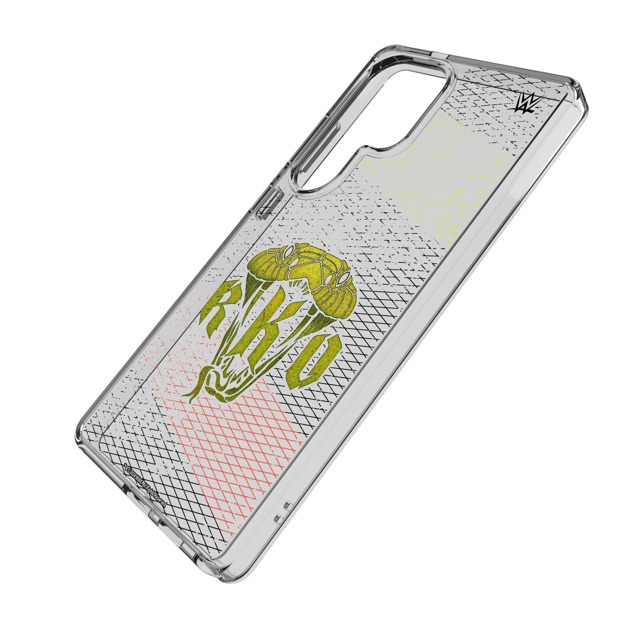 Randy Orton Steel Galaxy Clear Phone Case for Samsung Galaxy - Isometric View