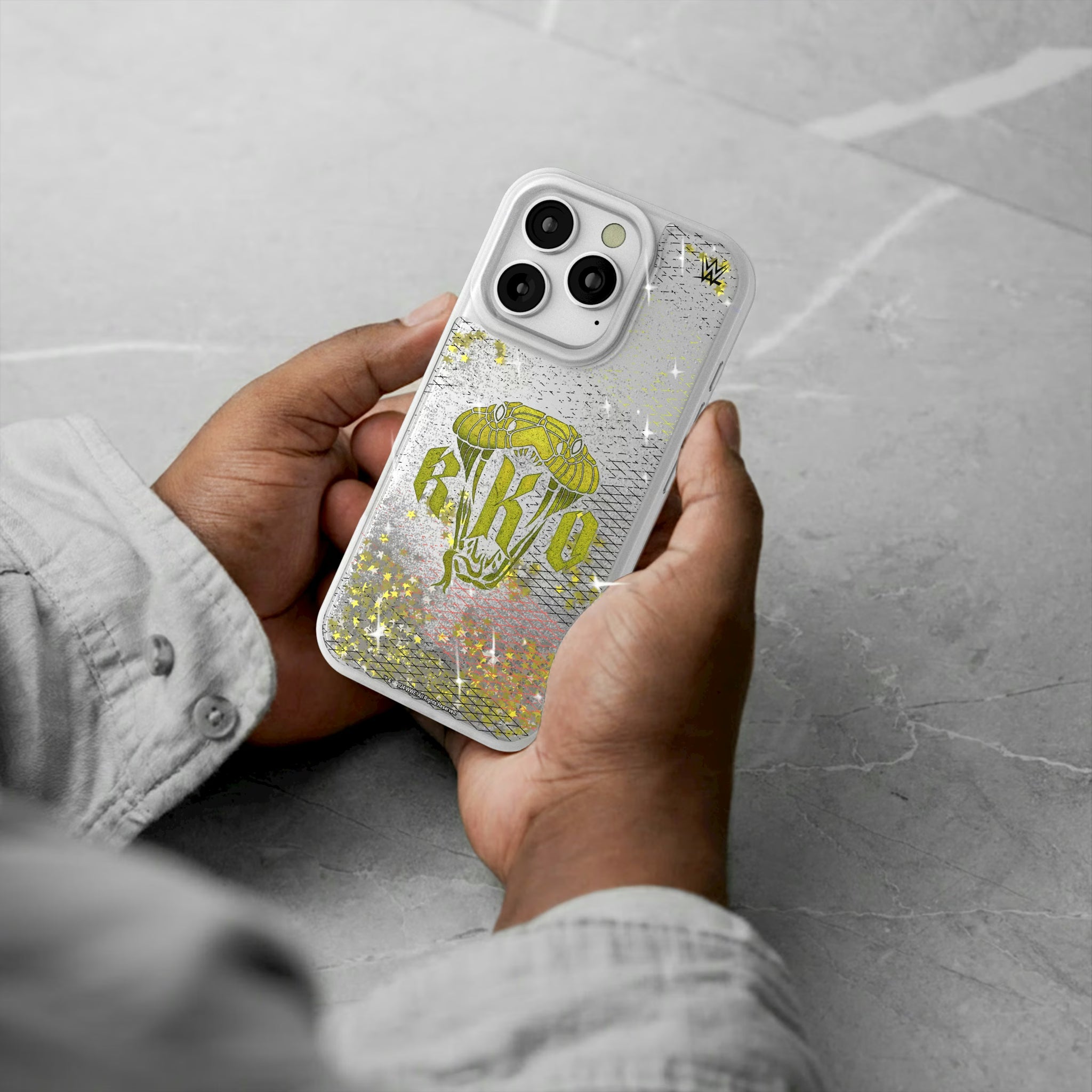 Randy Orton Steel iPhone Glitter Phone Case for Apple iPhone - Lifestyle#Device_iPhone 16 Pro